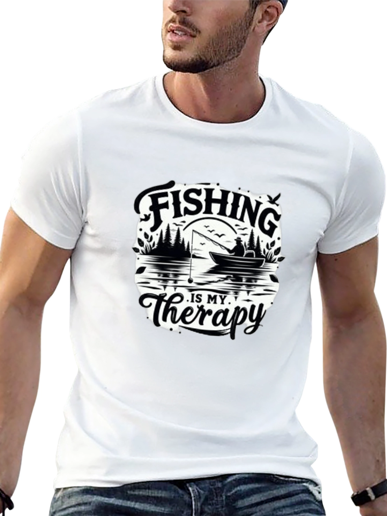 Fishing is My Therapy T-Shirt
