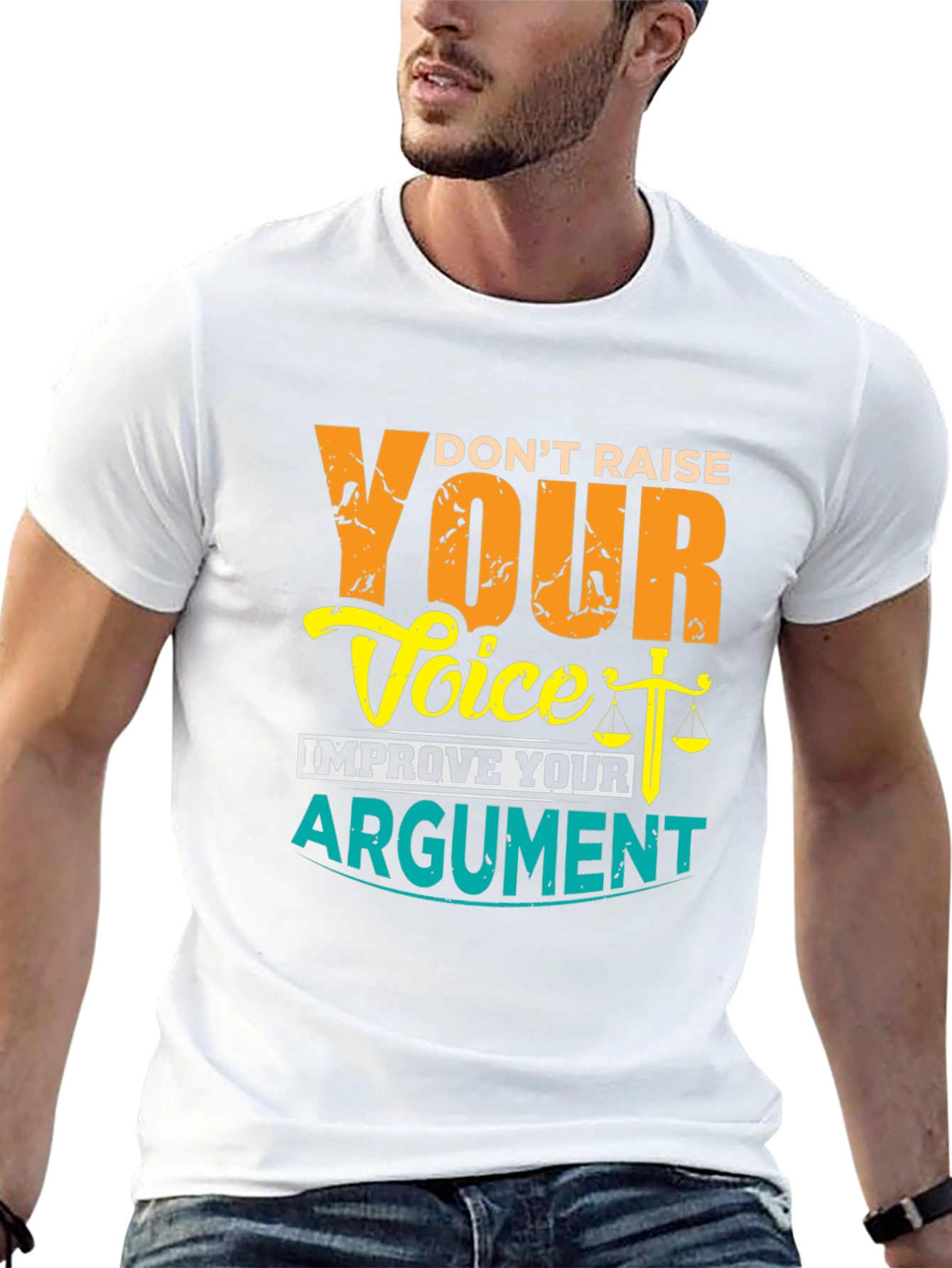 Dont Raise Your Voice Improve Your Argument T-Shirt