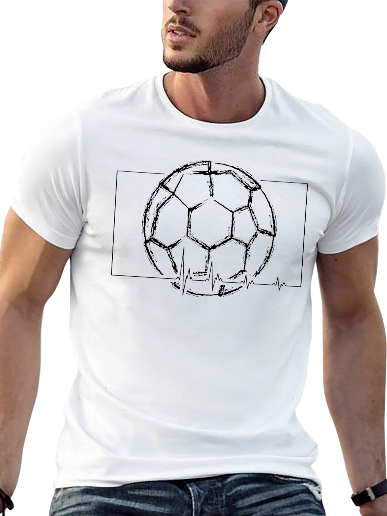 Soccer Heartbeat T-Shirt