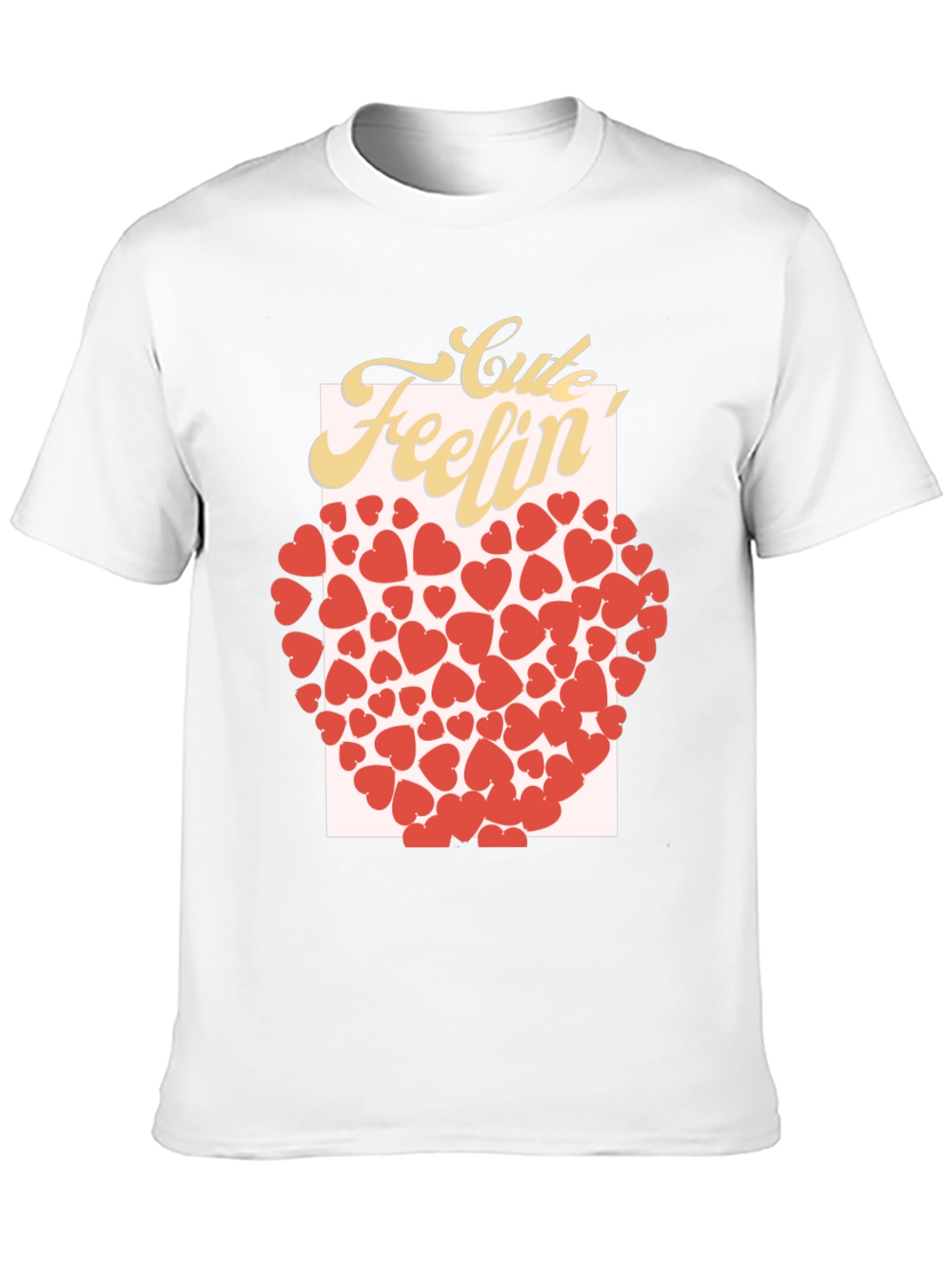 Cute Feelin Heart Graphic T-Shirt