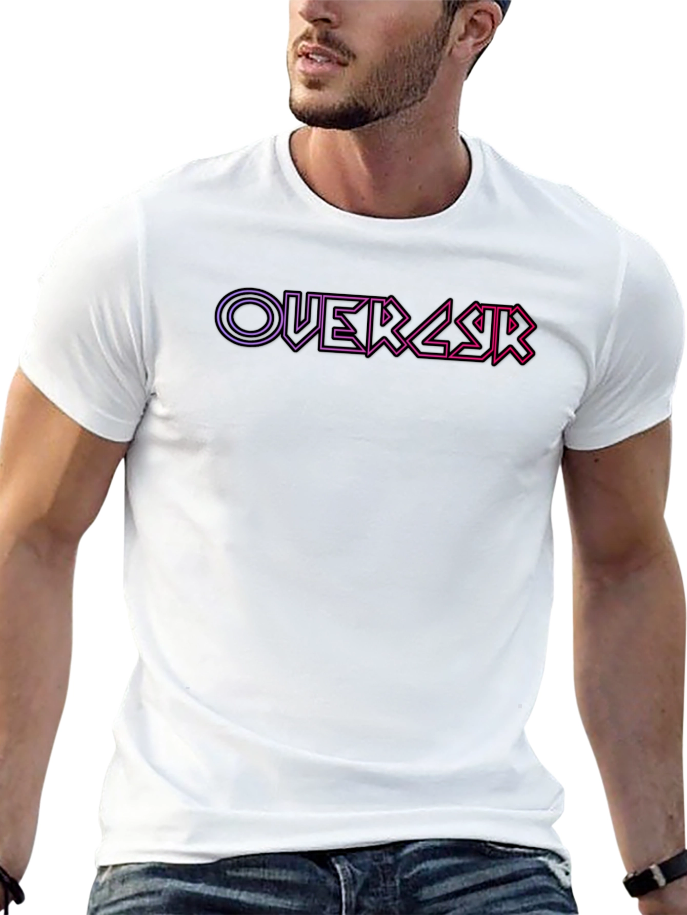 Overseer T-Shirt - Black Cotton Graphic Tee