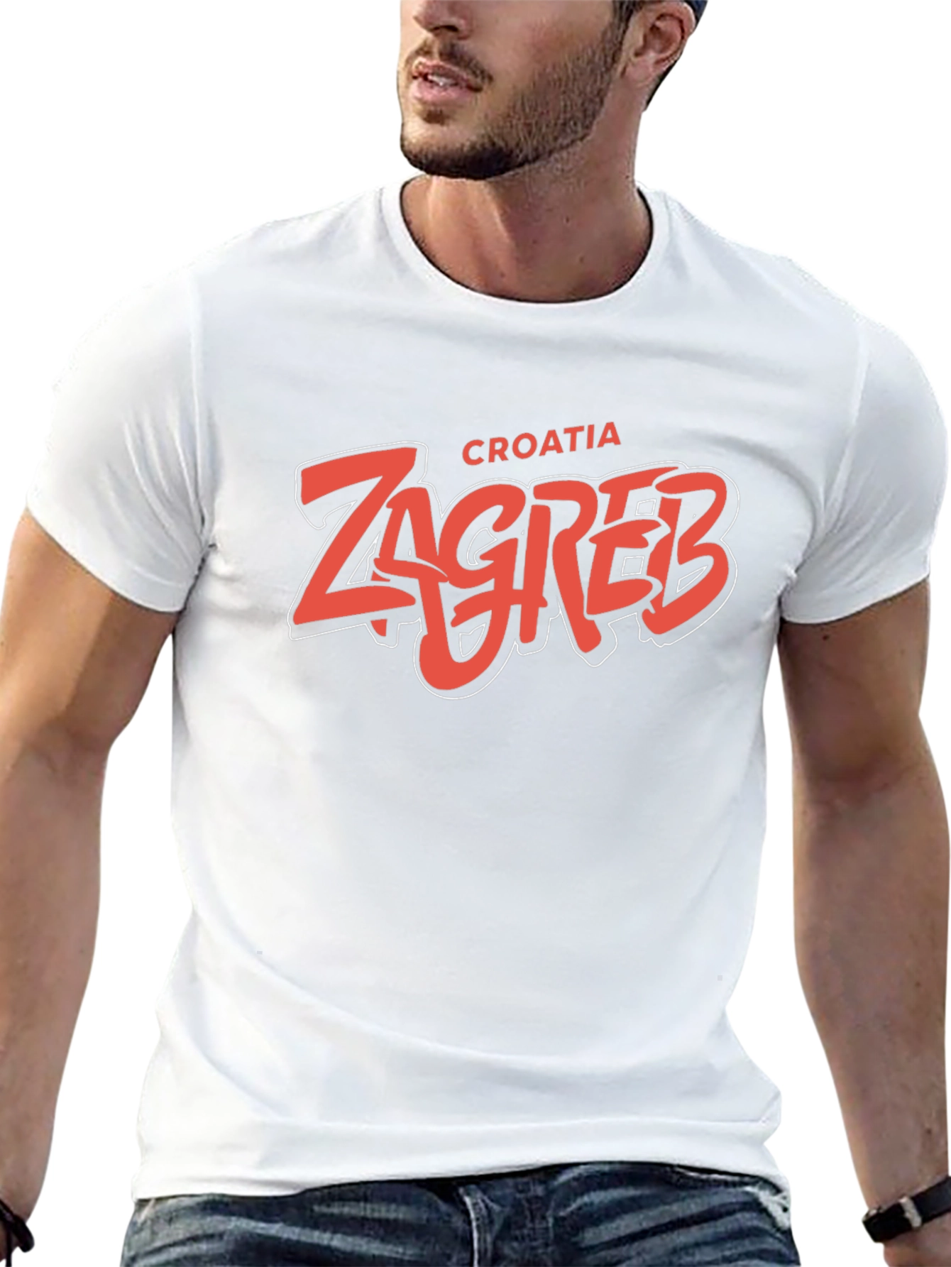 Zagreb Croatia Graphic Tee - Cool Tourist Souvenir T-Shirt