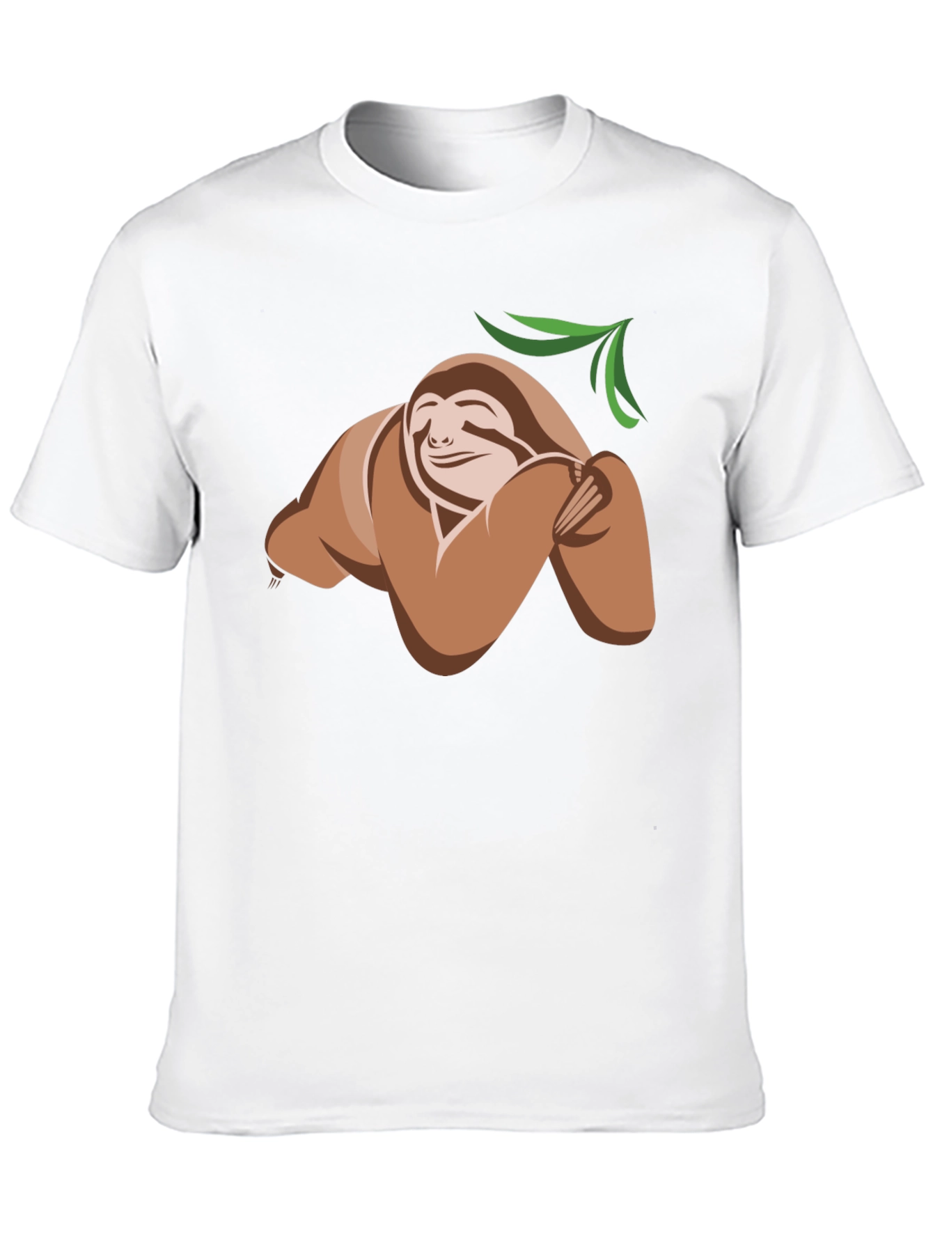 Cute Sloth Graphic Tee - Relaxed Style