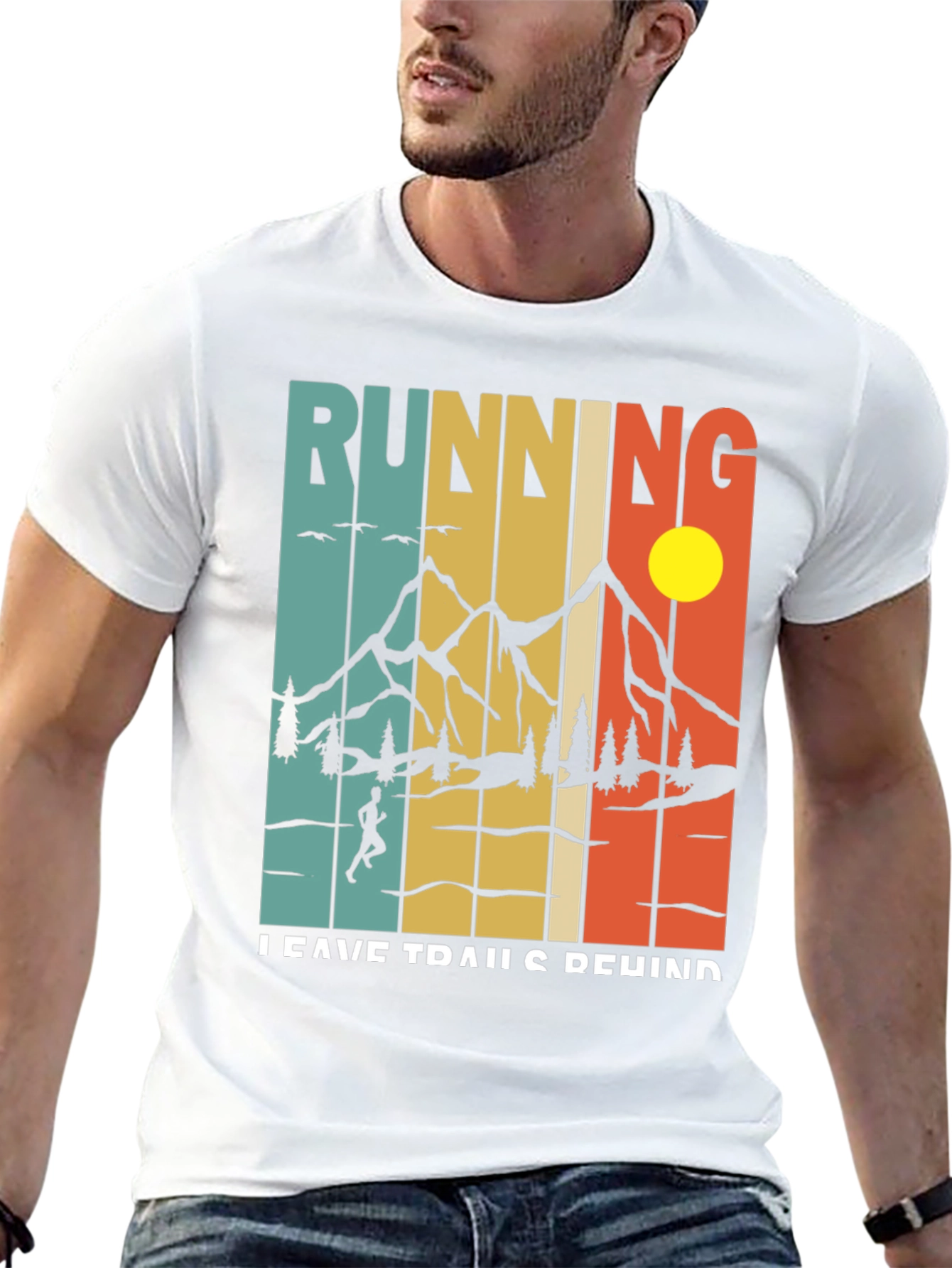 Running Leave Trails Behind Graphic Tee