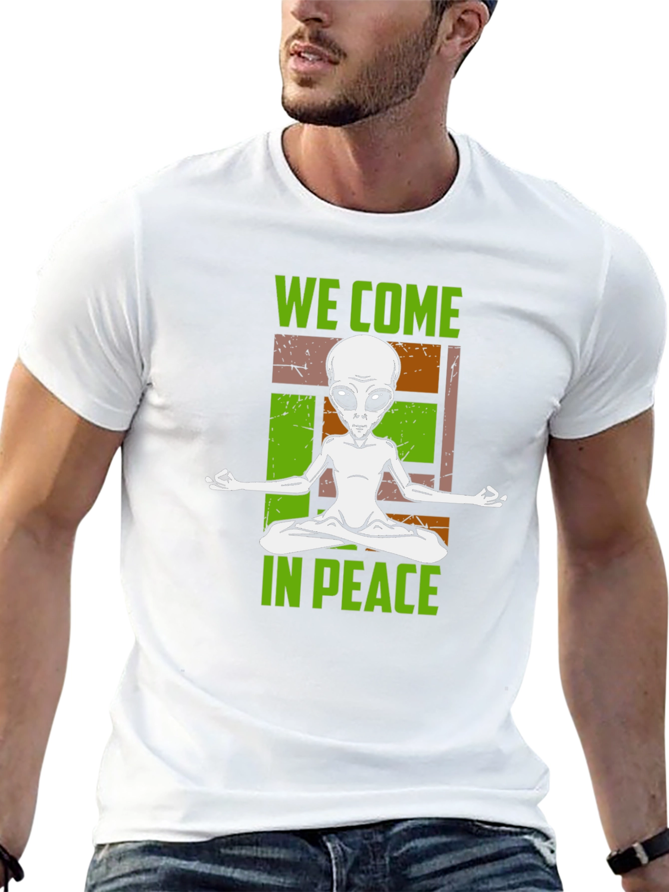 We Come in Peace Alien T-Shirt