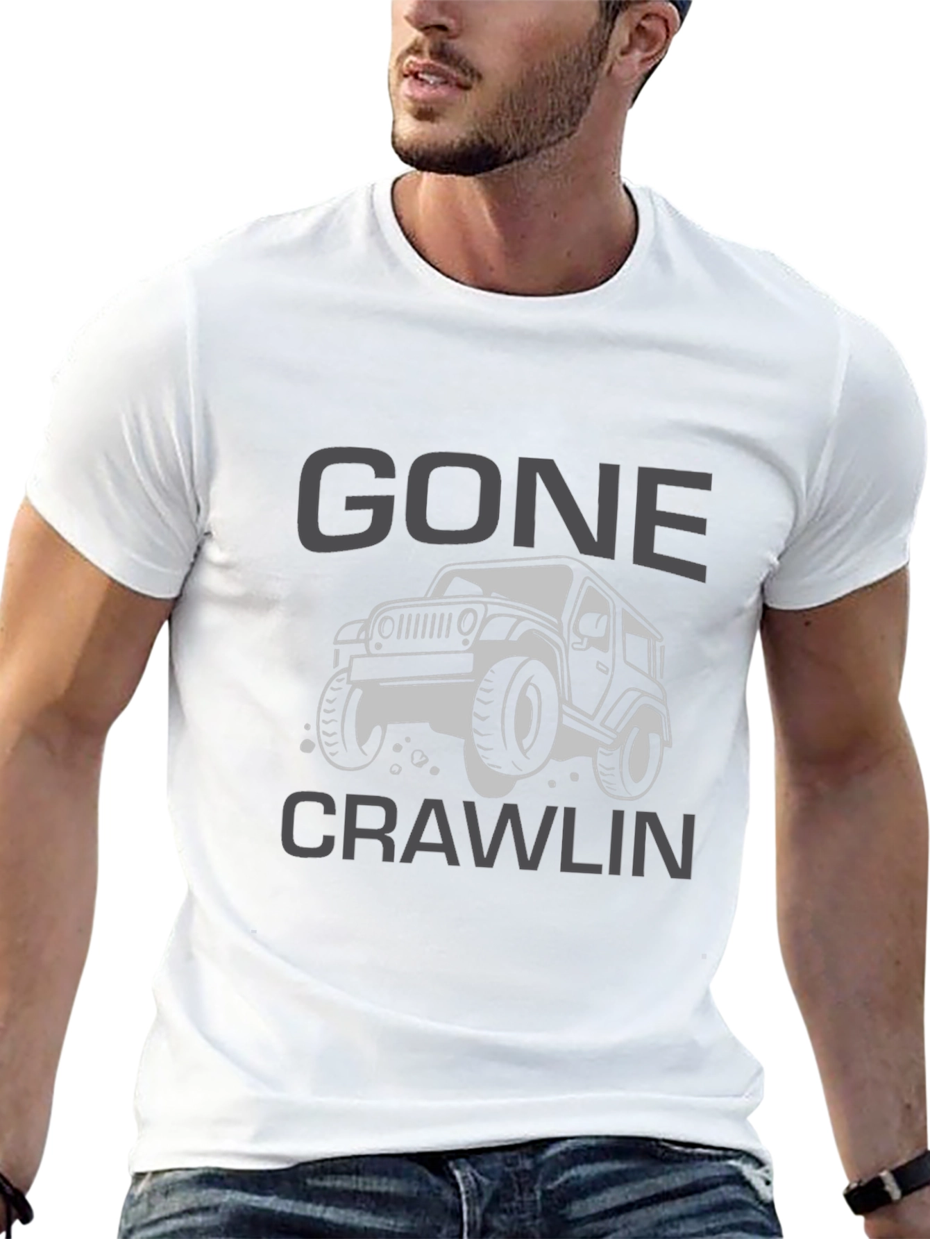 Gone Crawlin Jeep T-Shirt - Off-Road Adventure Tee