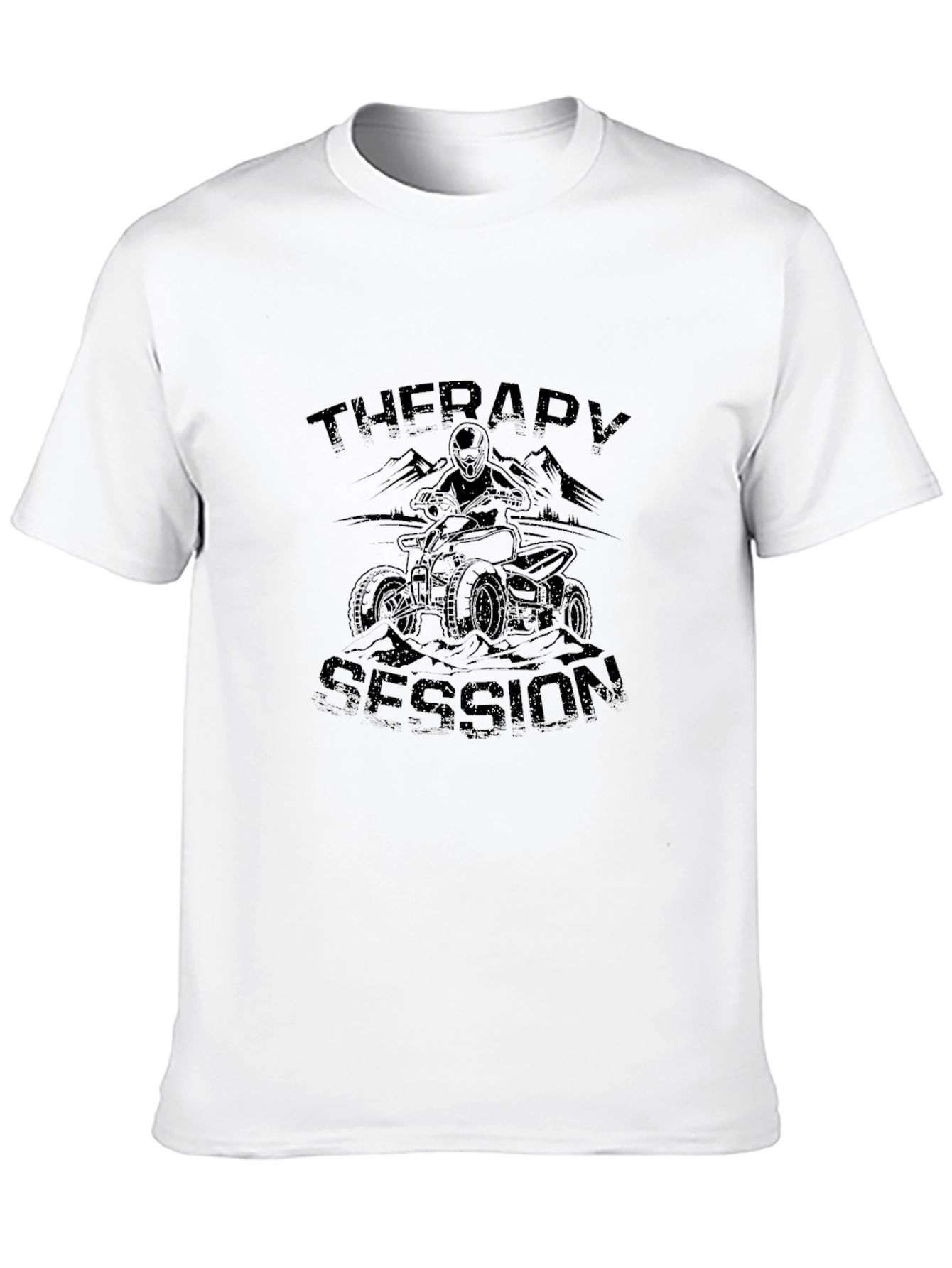 Therapy Session ATV T-Shirt - Black Graphic Tee