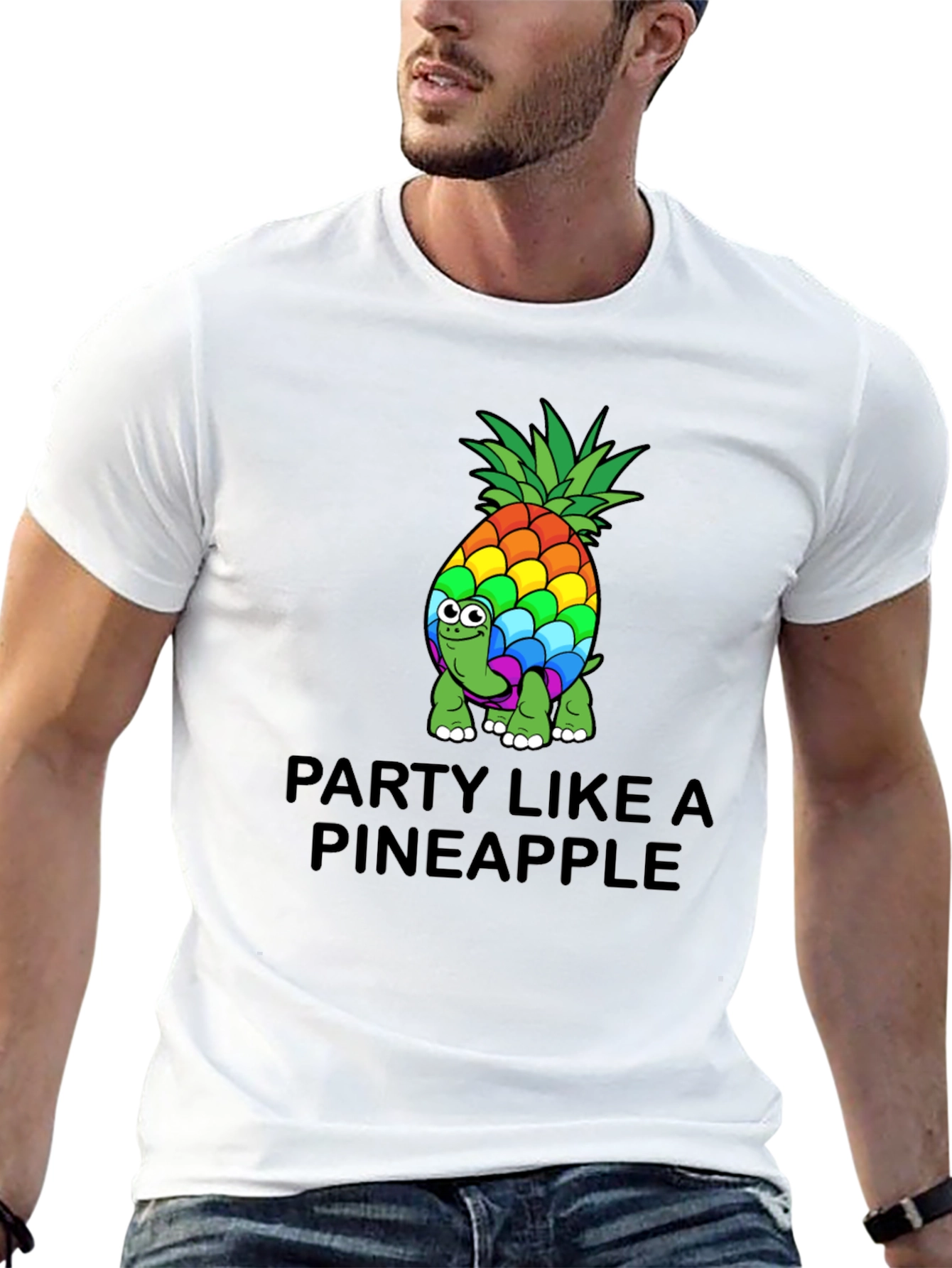 Party Like a Pineapple T-Shirt - Funky Graphic Tee