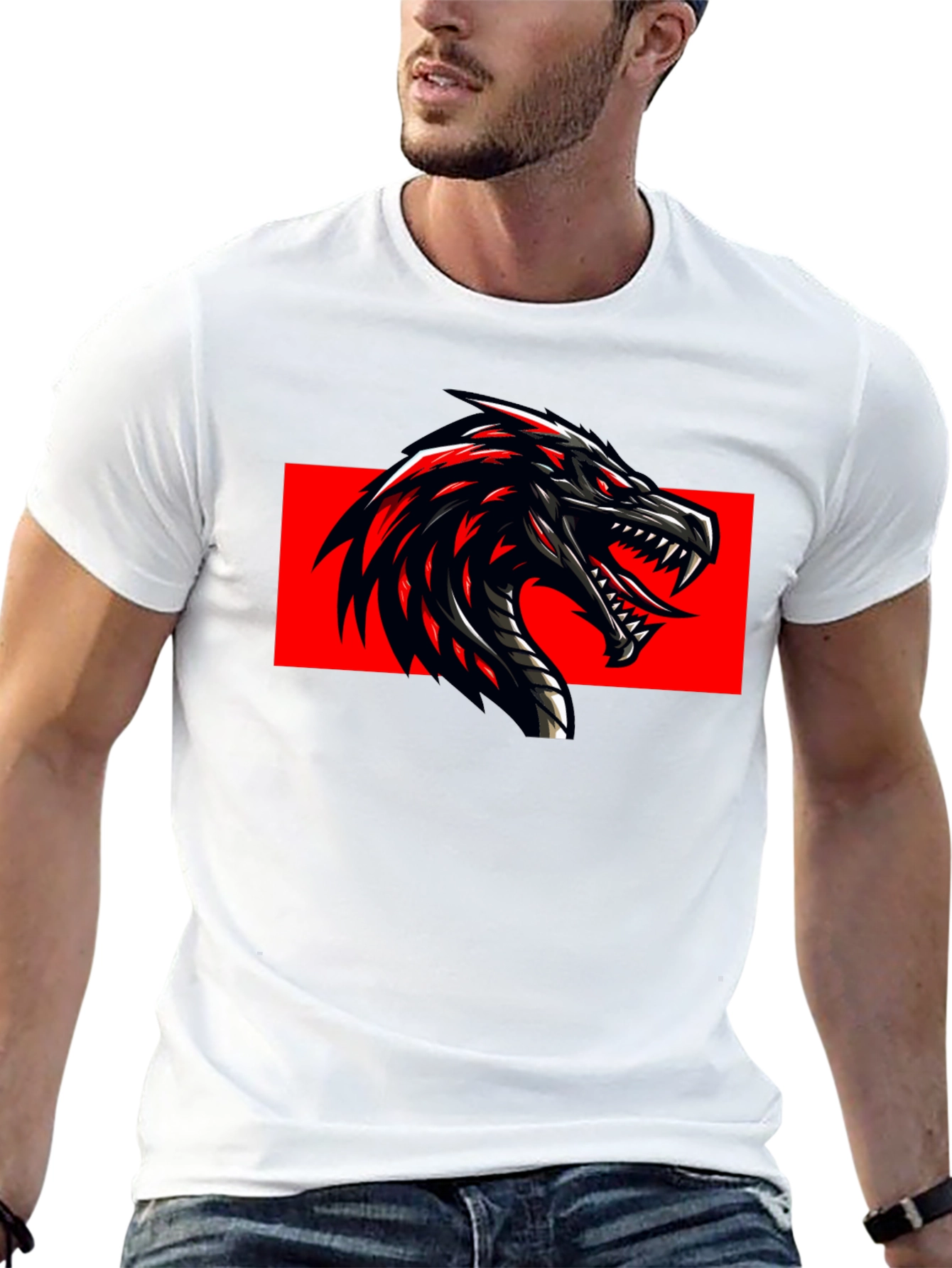 Dragon Graphic Black T-Shirt