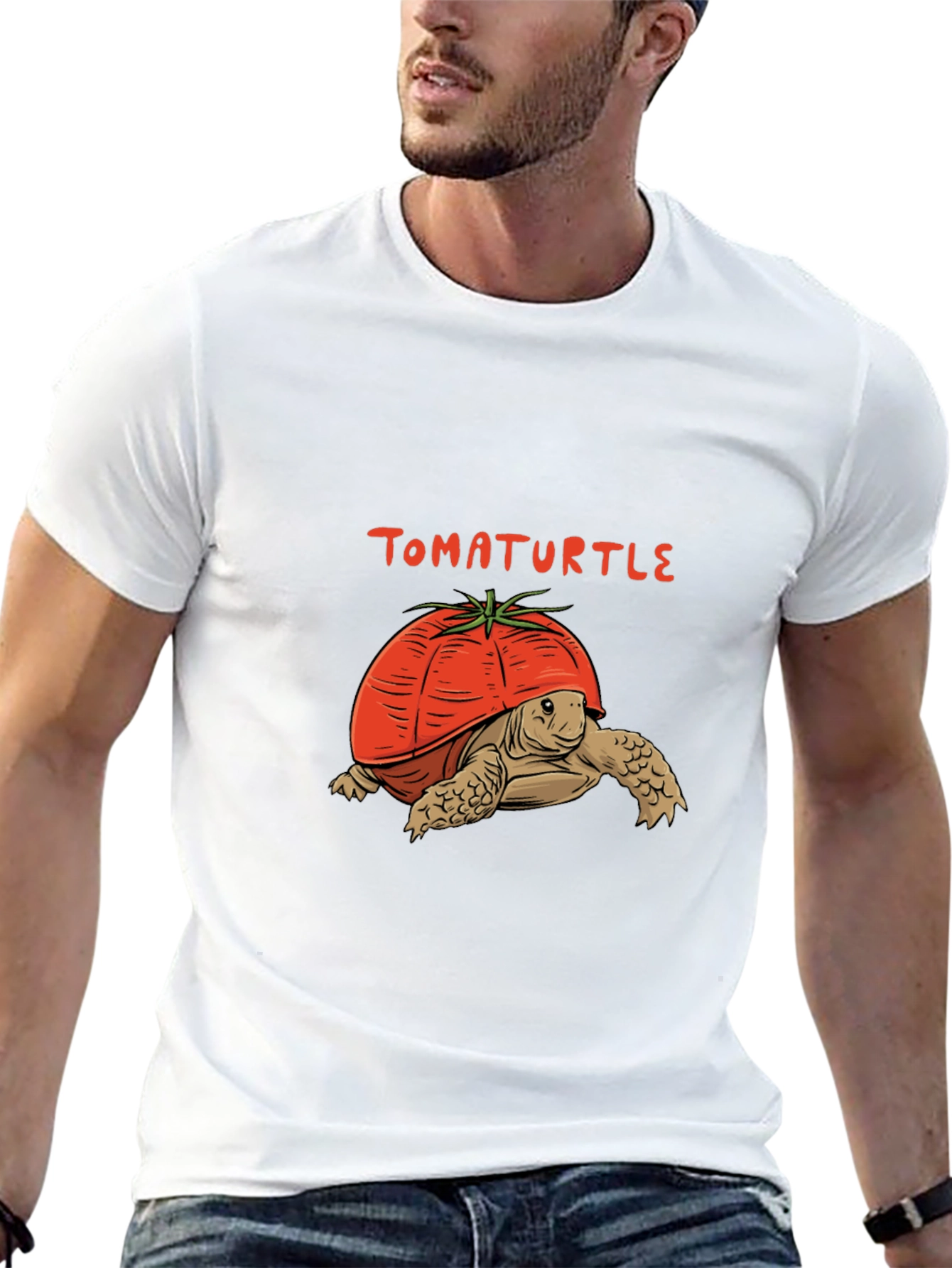 TomaTurtle T-Shirt: Funny Turtle Tomato Graphic Tee