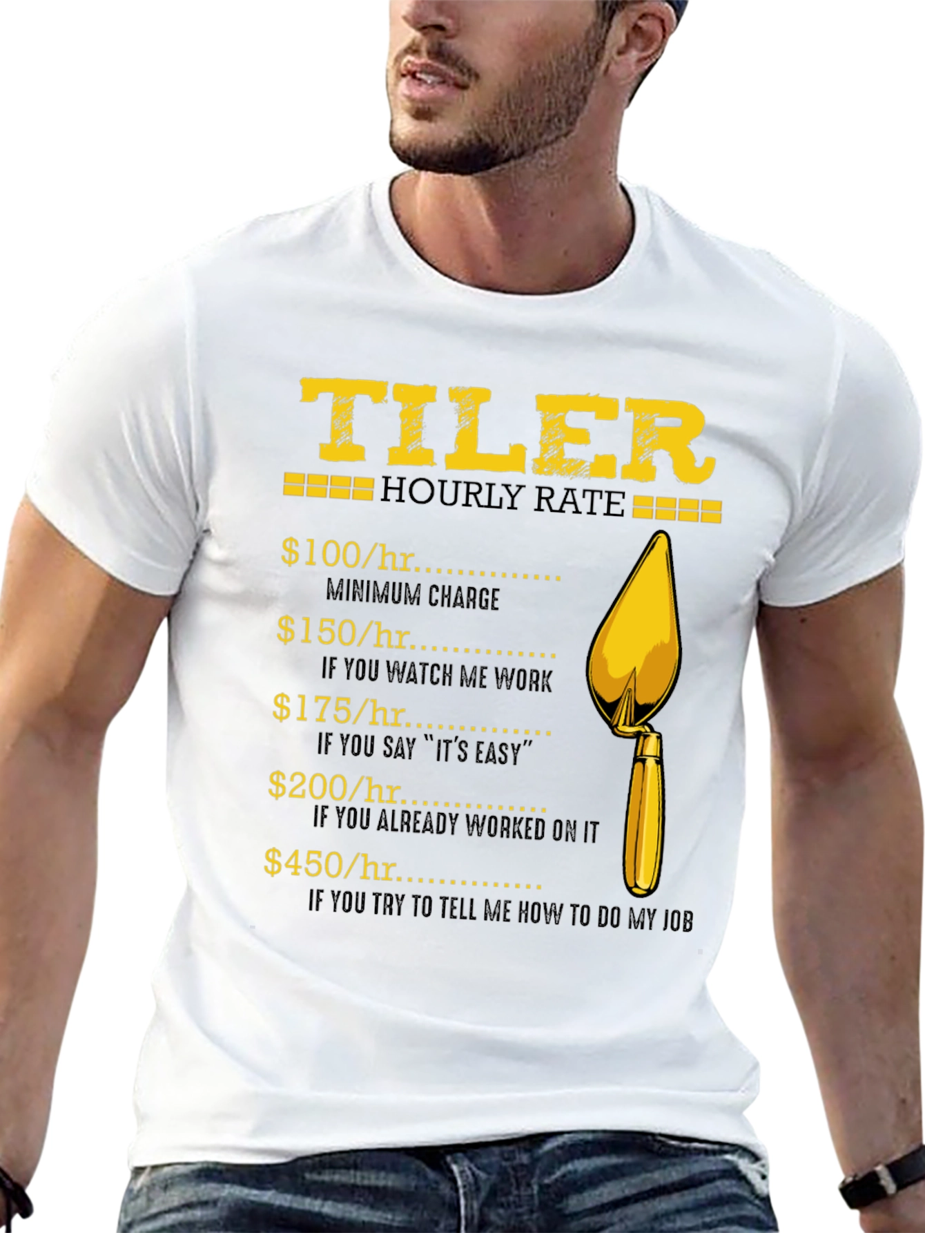 Tiler Hourly Rate Graphic T-Shirt