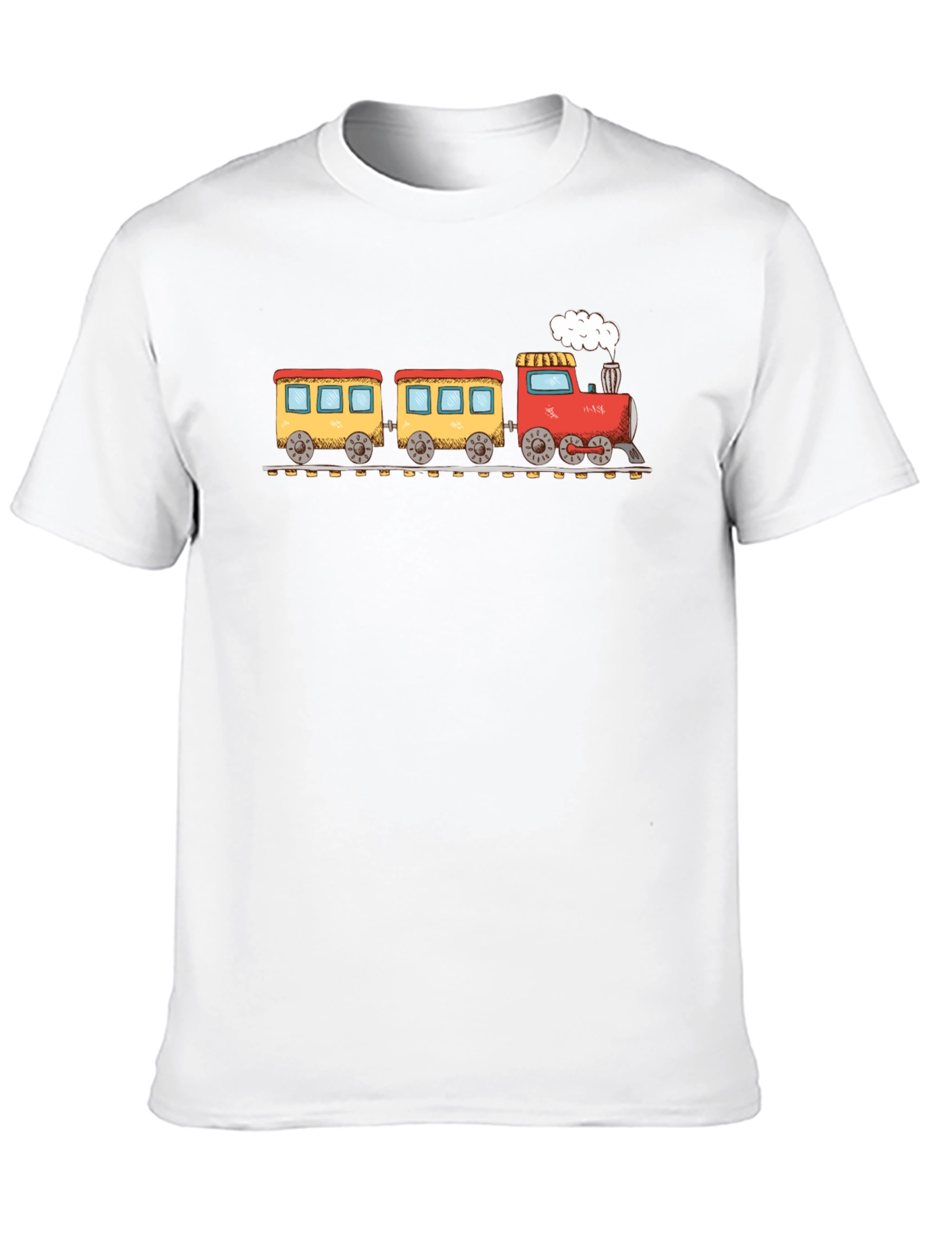 Train Graphic Black T-Shirt