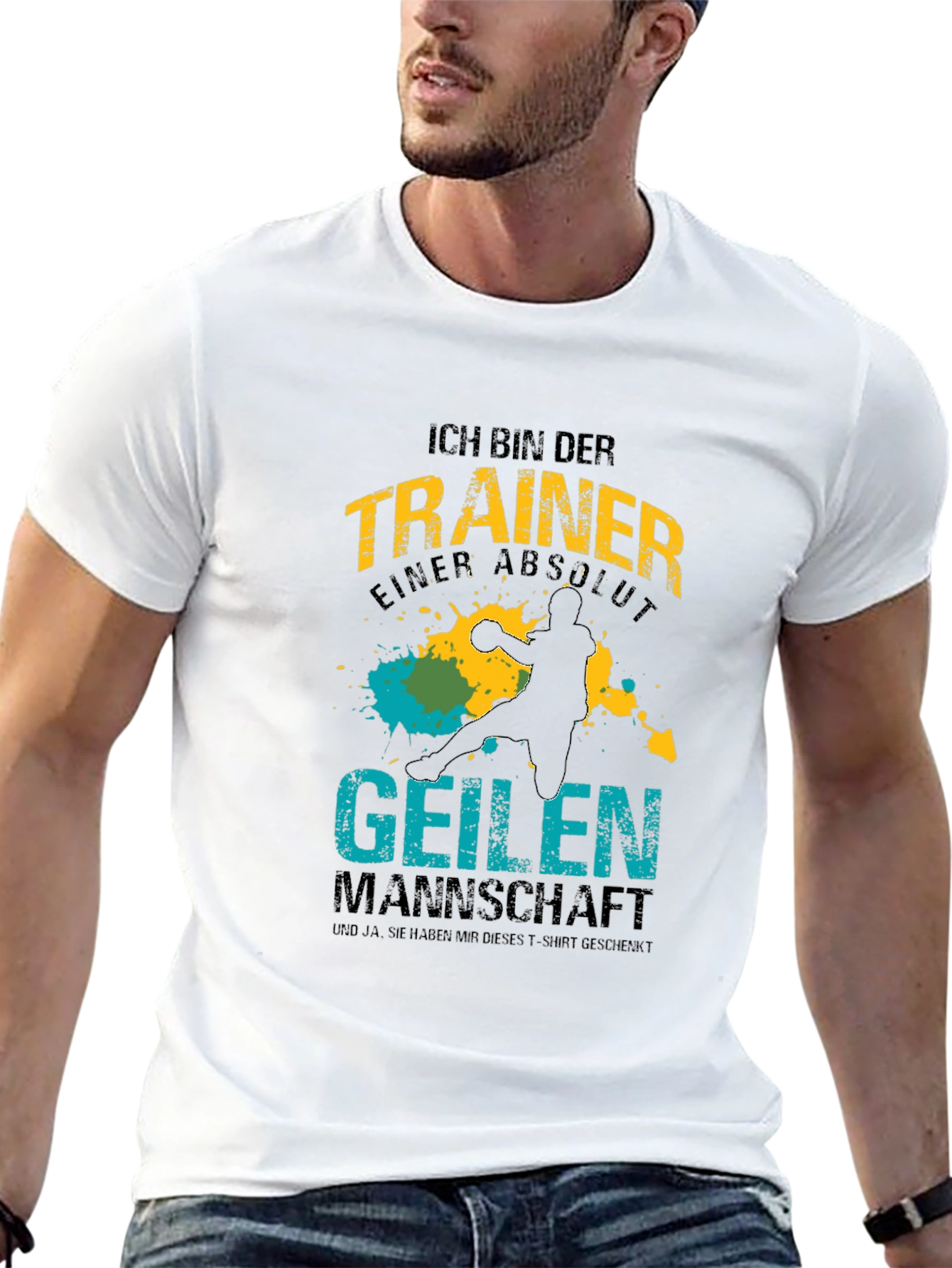 Funny Handball Coach T-Shirt - Geilen Mannschaft
