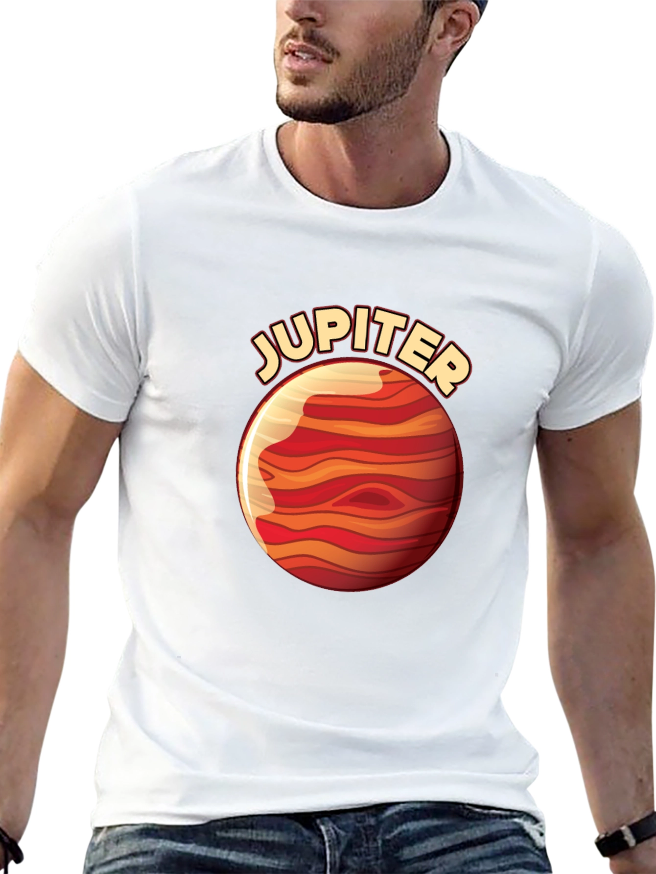 Jupiter Graphic Tee - Space Planet T-Shirt