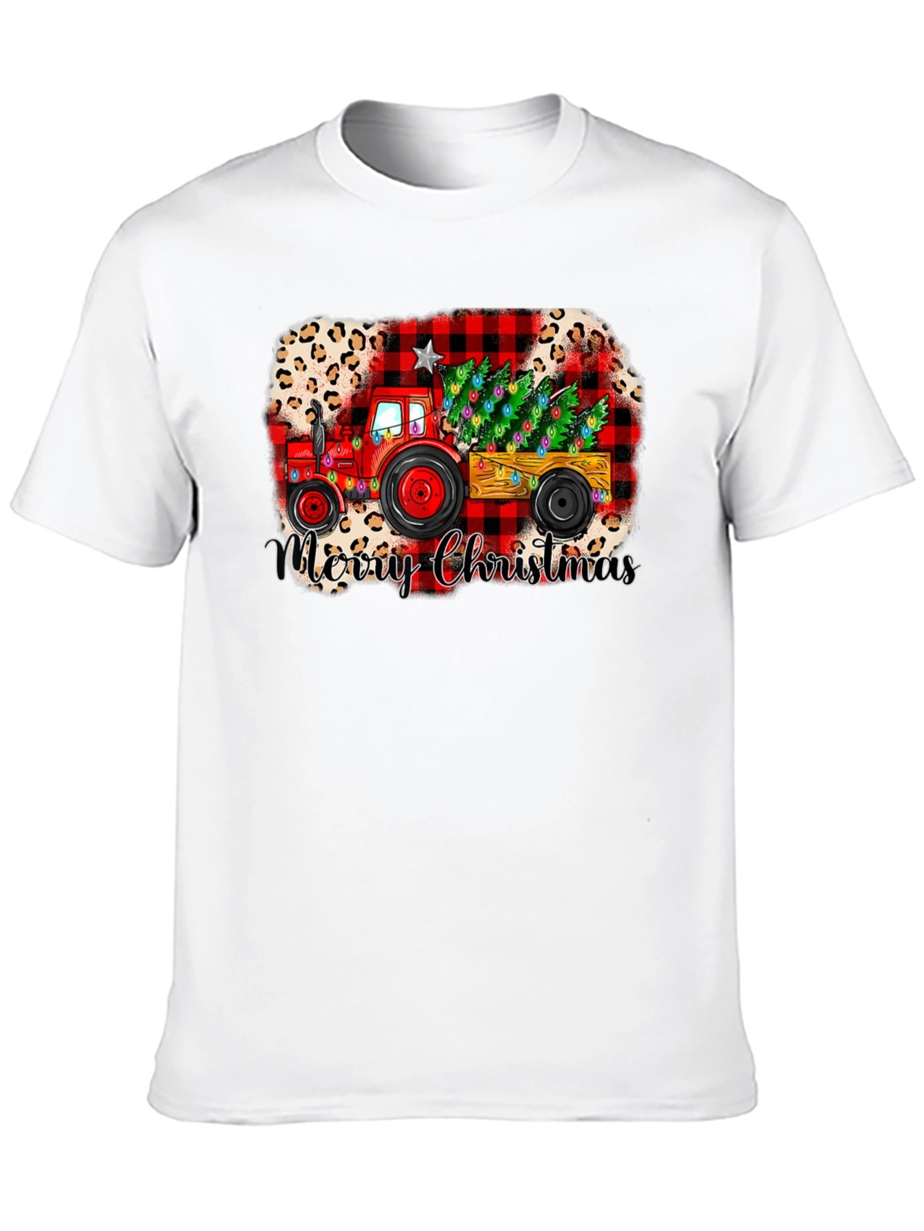 Merry Christmas Tractor Tee