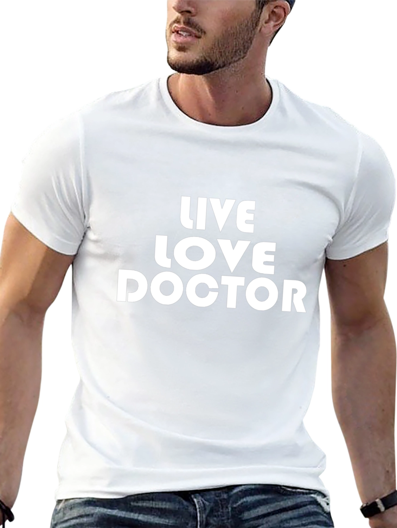 Live Love Doctor Black T-Shirt