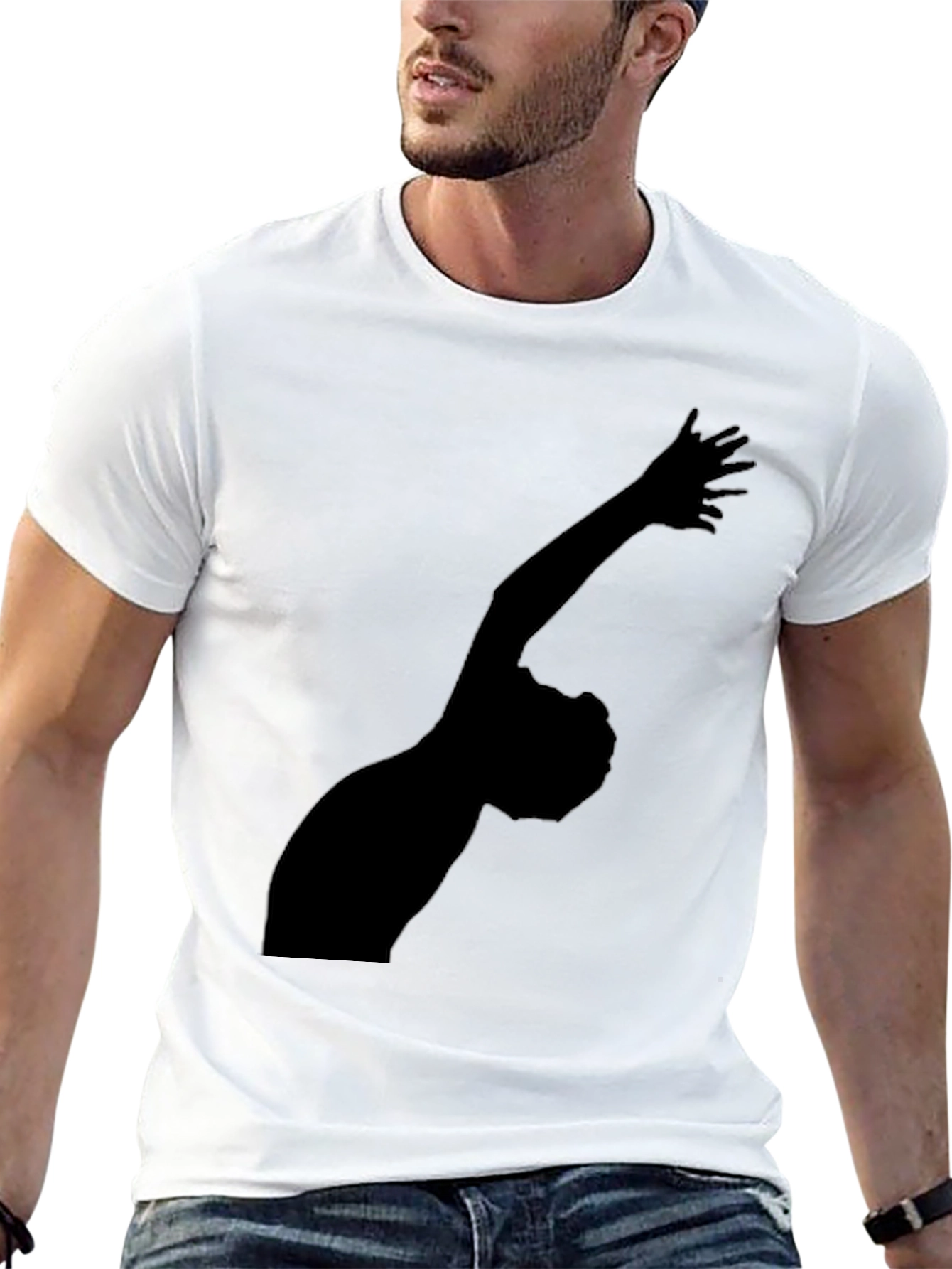 Silhouette Graphic Tee - Black Casual Wear