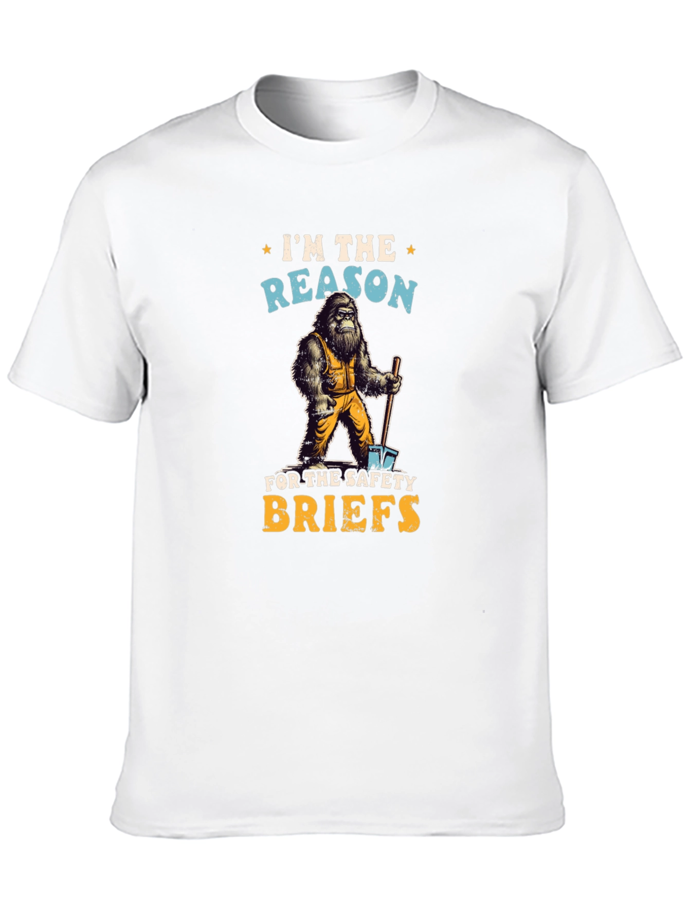 Sasquatch Safety Briefs T-Shirt