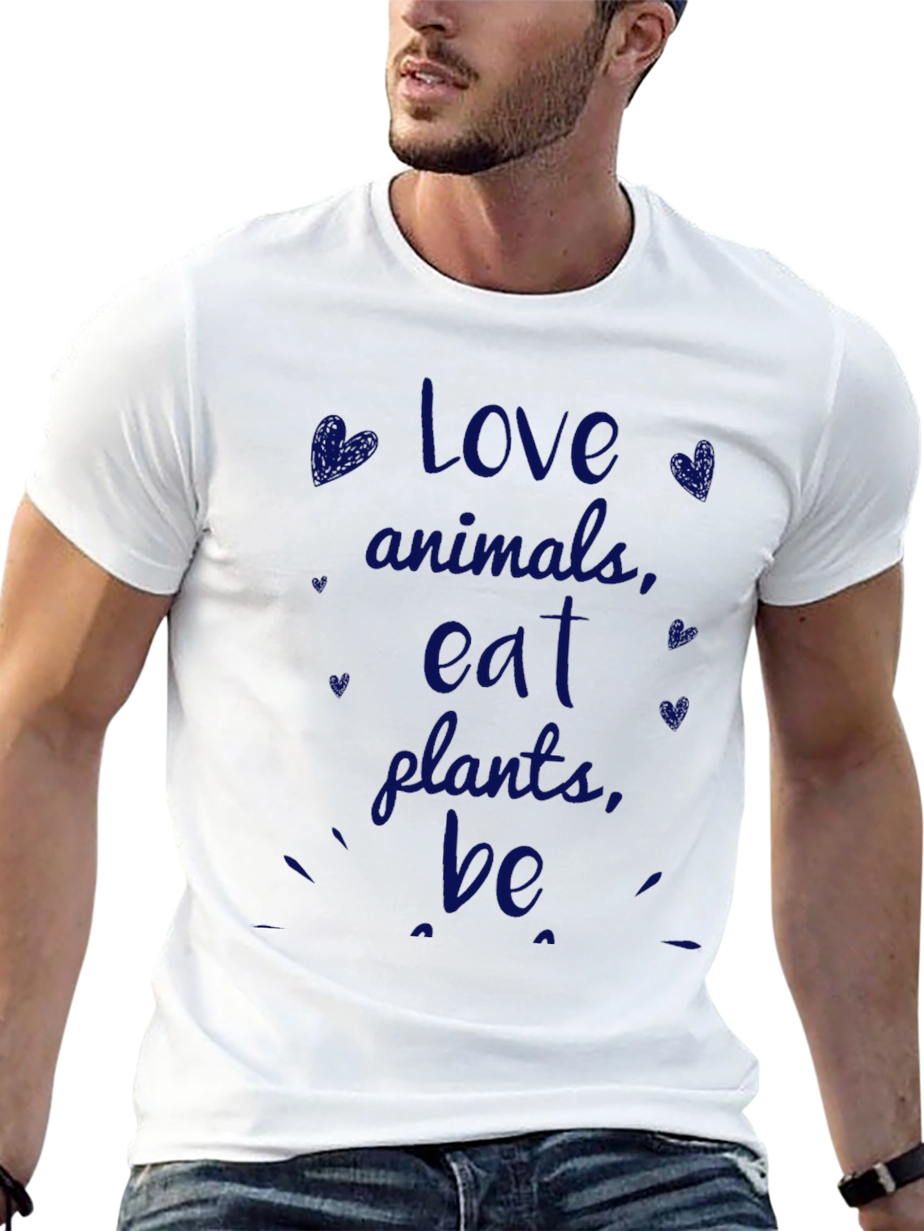 Love Animals Eat Plants Be Kind T-Shirt