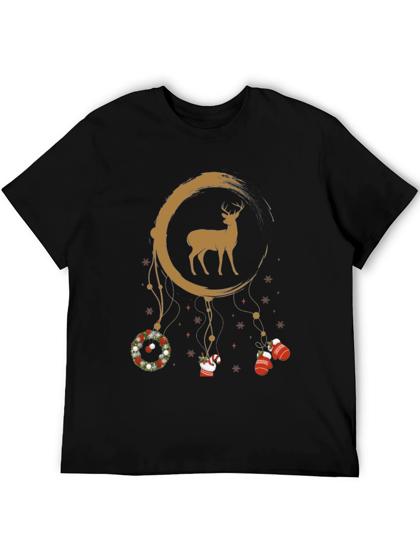 Christmas Deer Dreamcatcher Graphic Tee