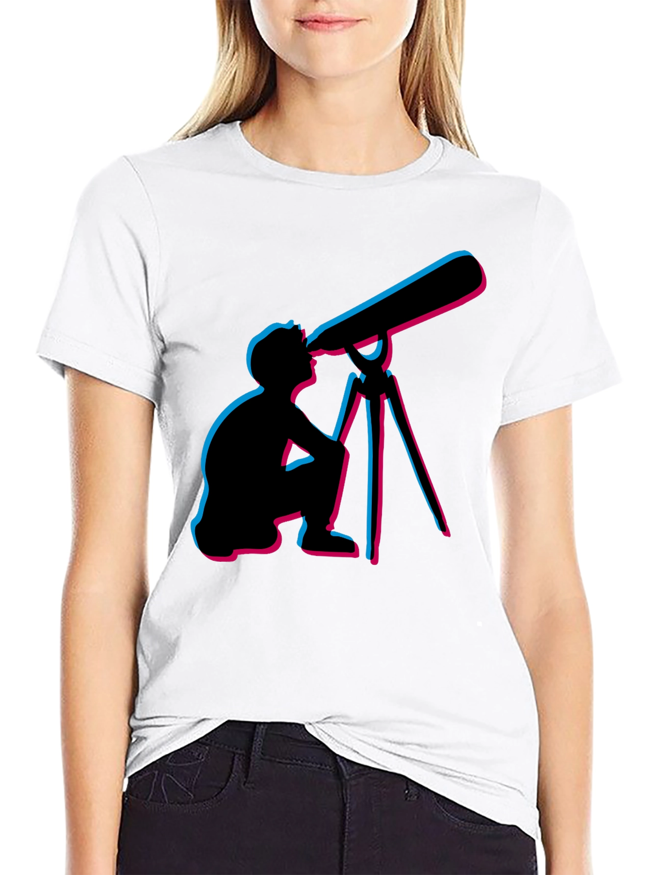 Cosmic Observer Tee - Astronomy Enthusiast Design