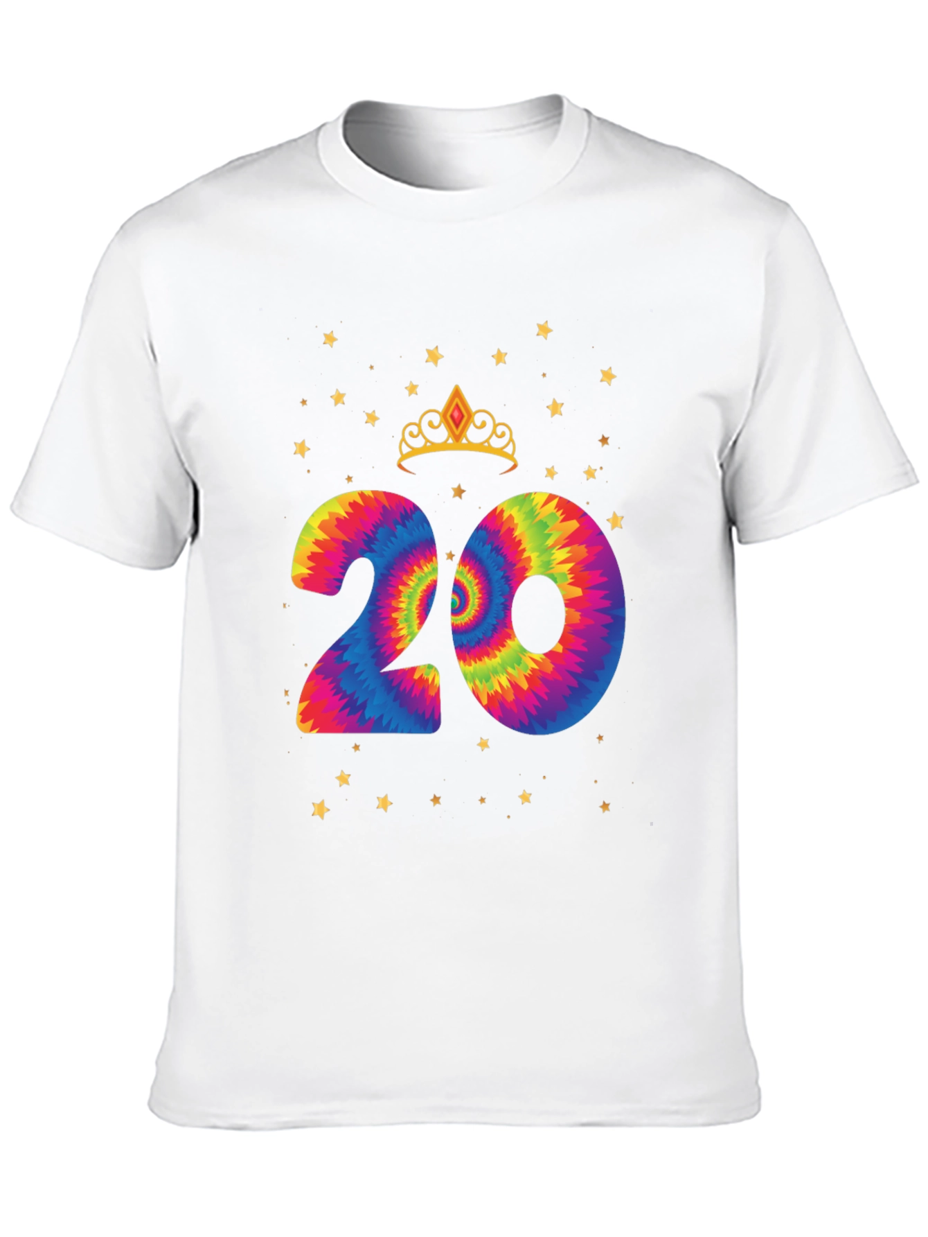 Tie Dye 20th Birthday T-Shirt