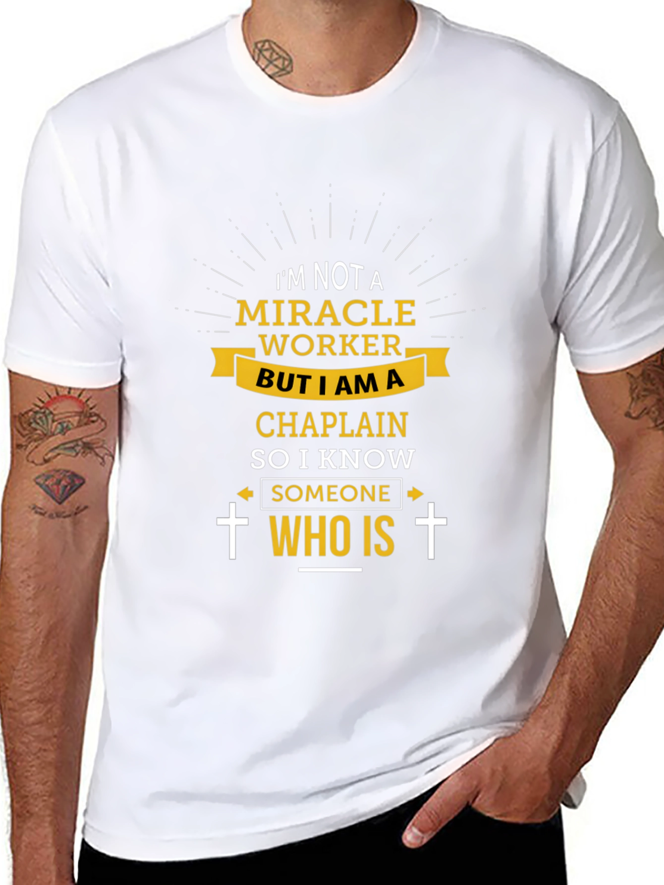 Chaplain T-Shirt: Im Not a Miracle Worker