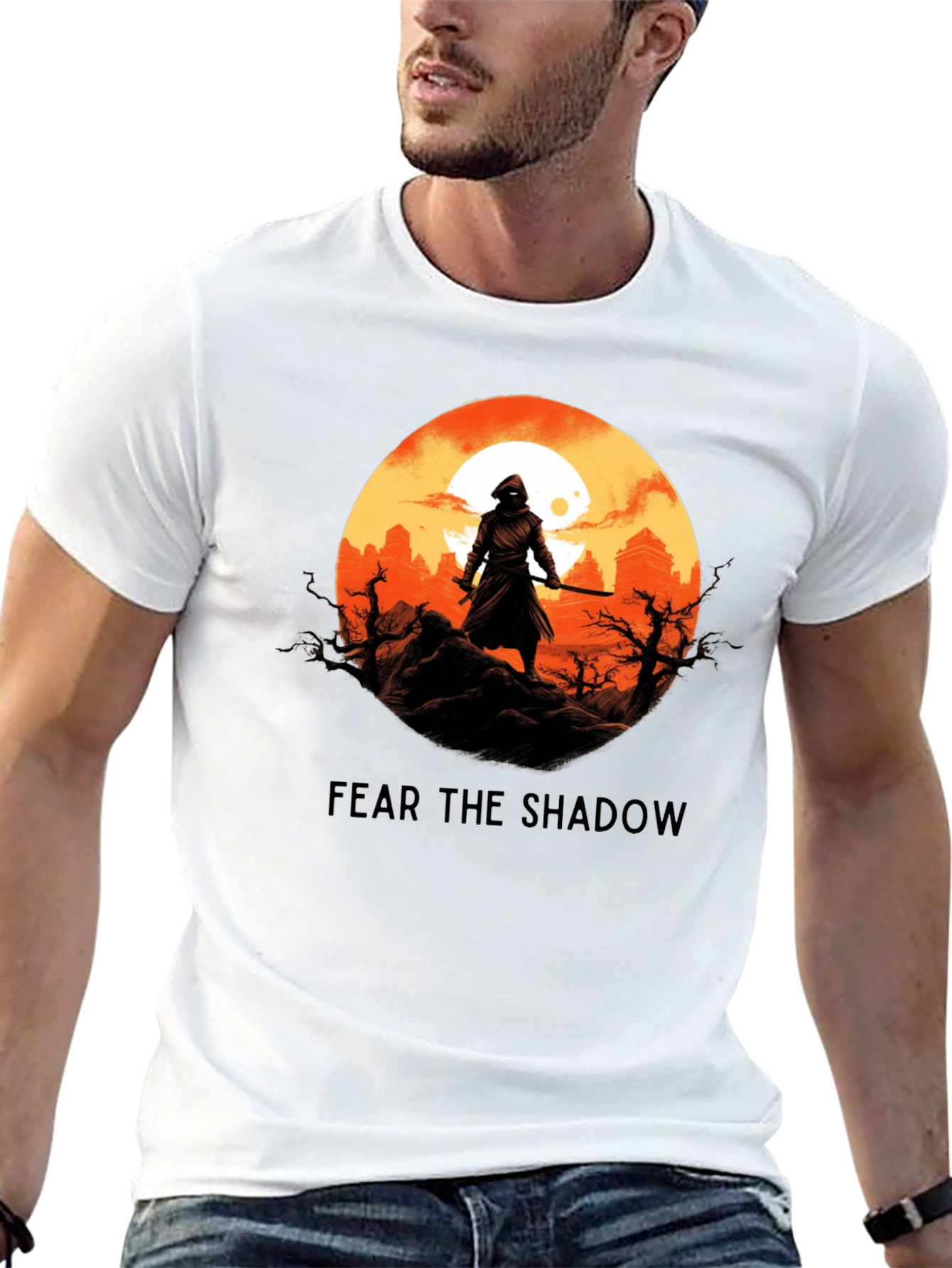 Fear the Shadow Ninja Graphic T-Shirt