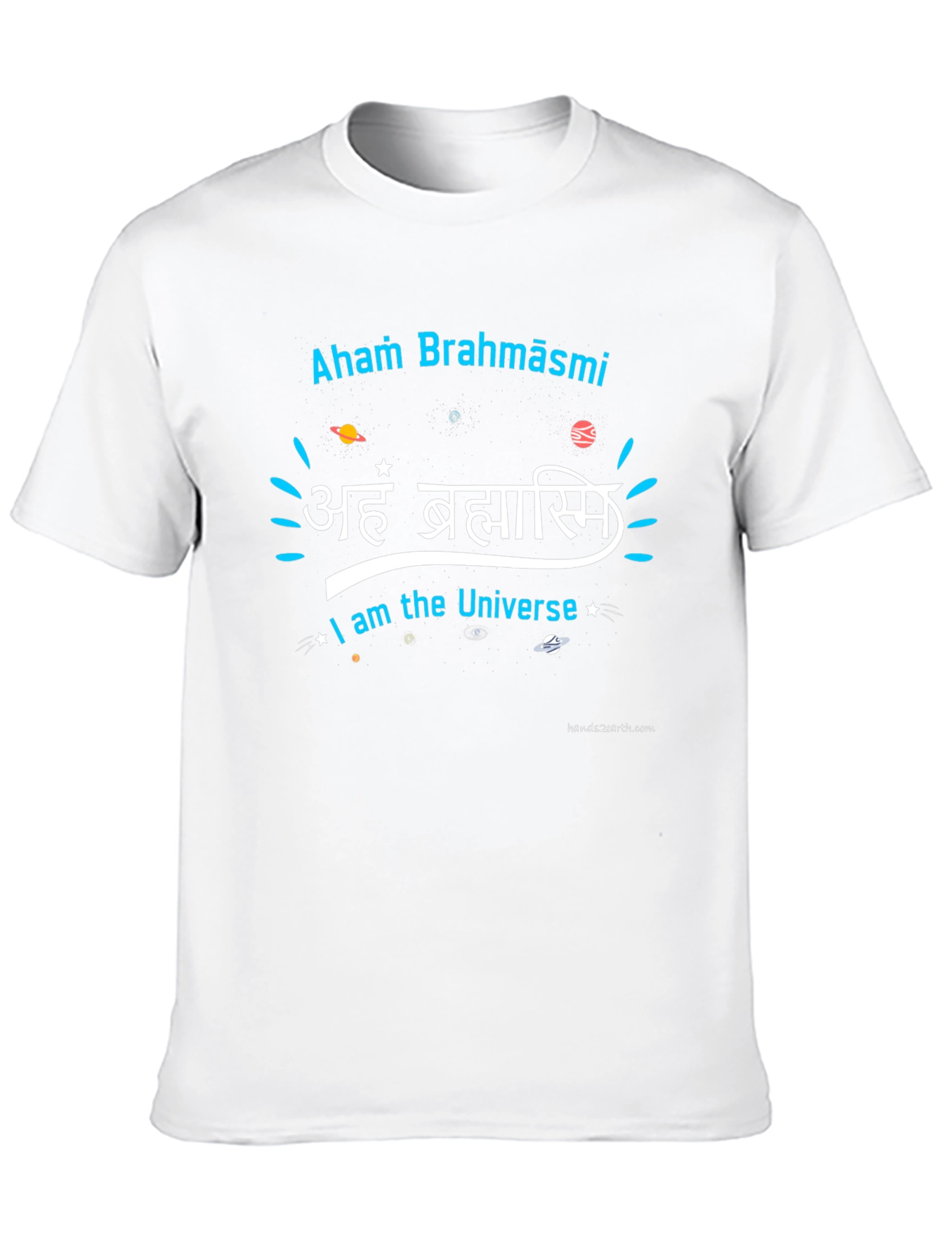 Aham Brahmāsmi Universe Black Graphic T-Shirt