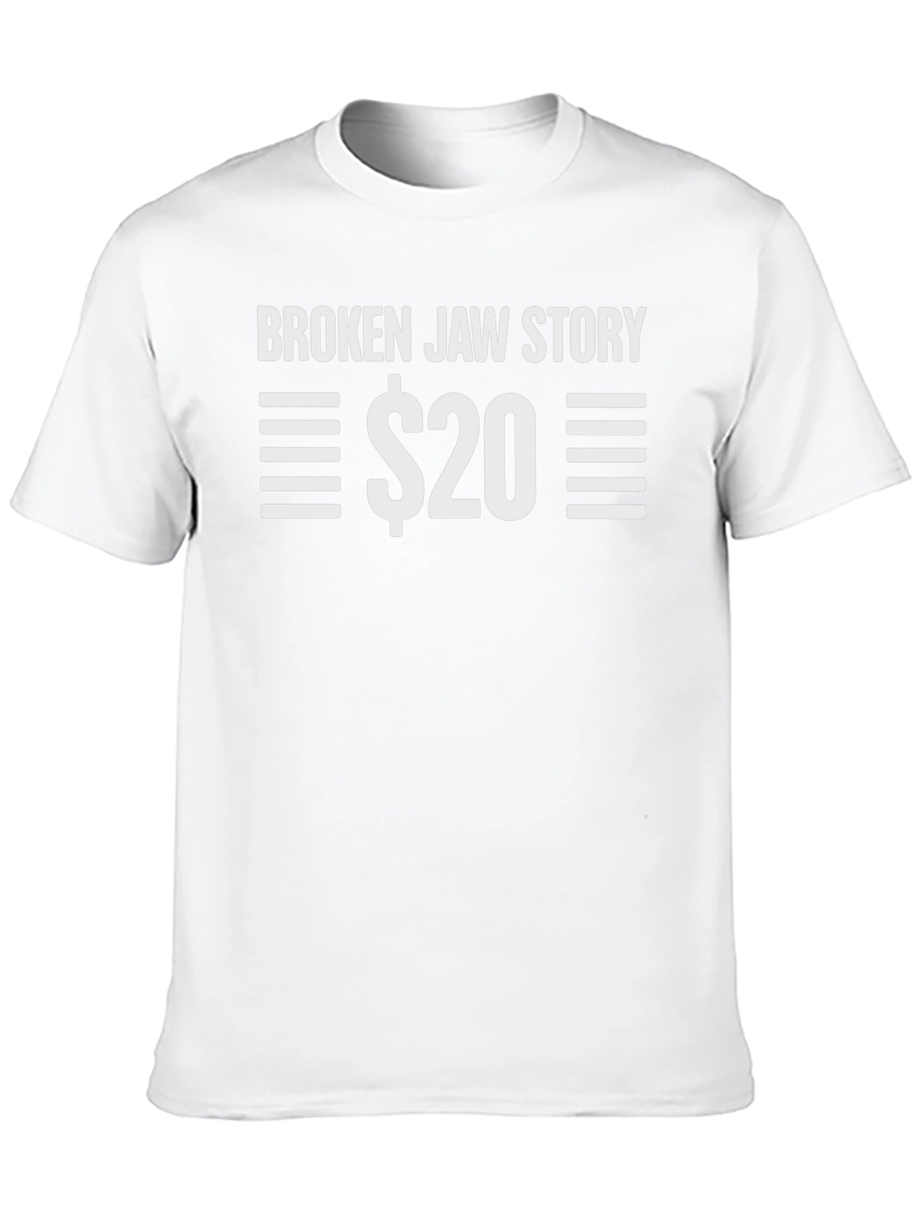 Broken Jaw Story $20 Black T-Shirt