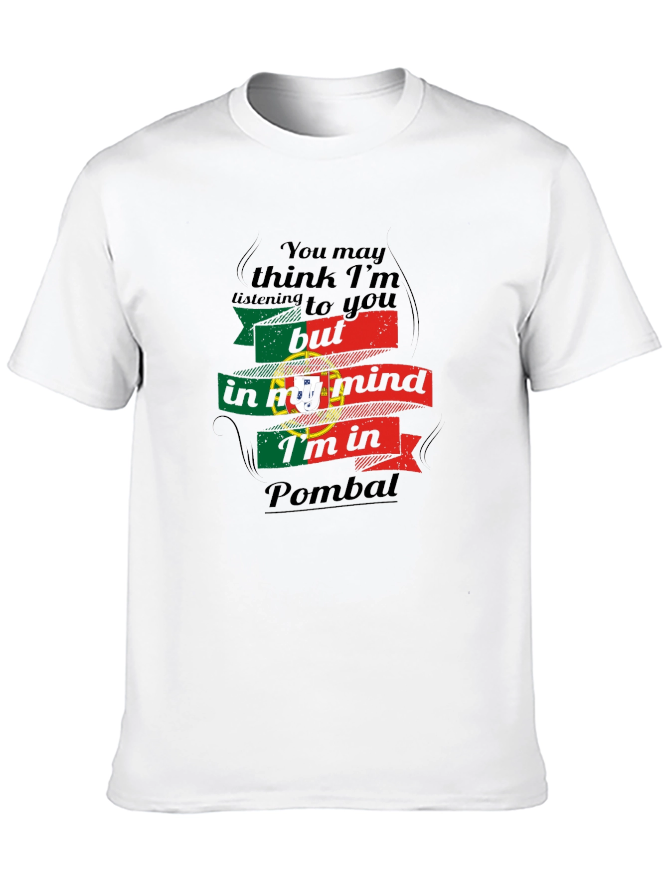 Portugal Pombal Mind T-Shirt - Novelty Travel Shirt