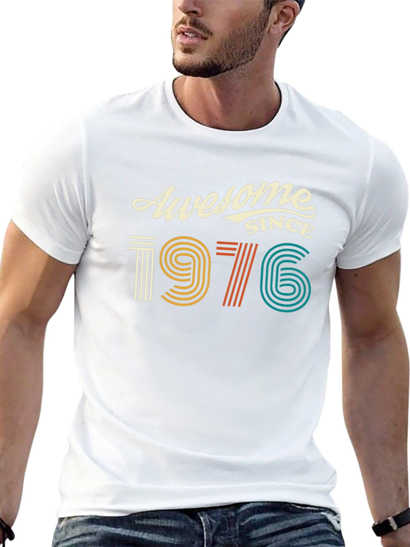 Awesome Since 1976 Graphic T-Shirt