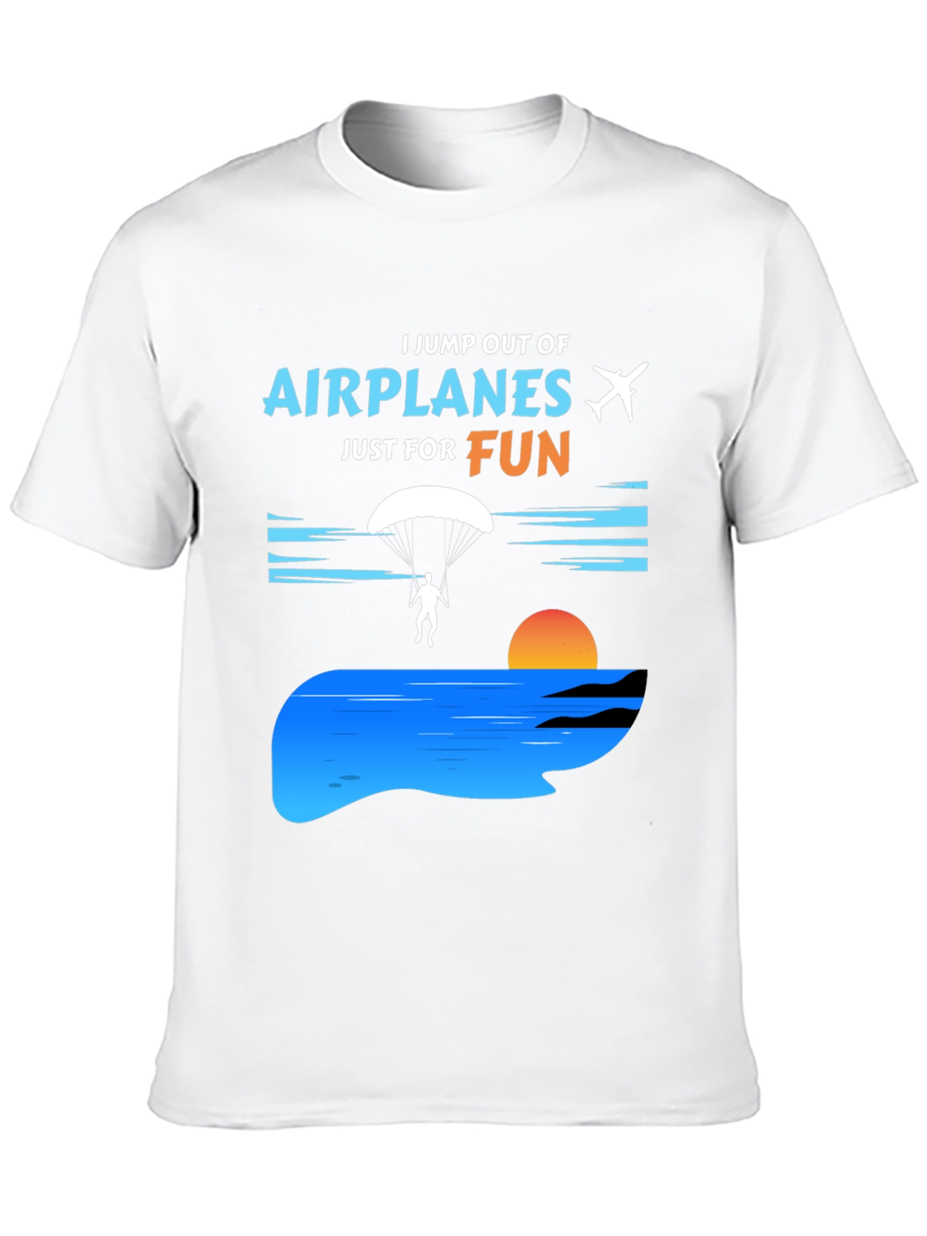 Skydiving Fun T-Shirt - Airplane Jumper