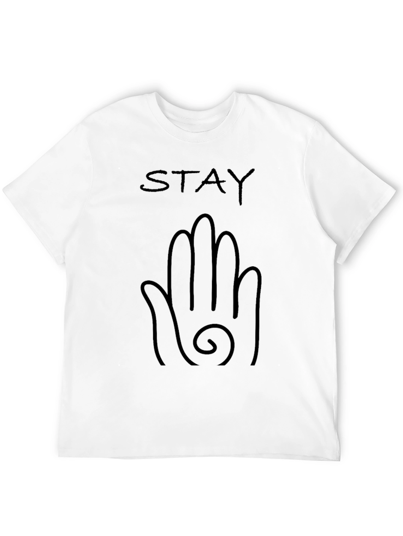 Stay Hand Graphic Tee - Stylish Unisex T-Shirt