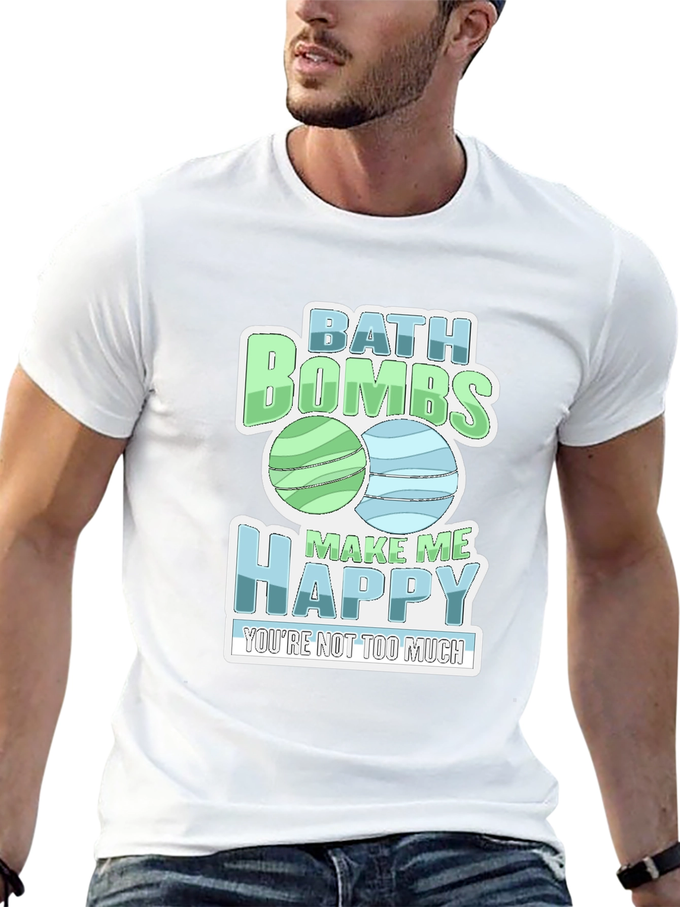 Bath Bombs Make Me Happy Graphic Tee