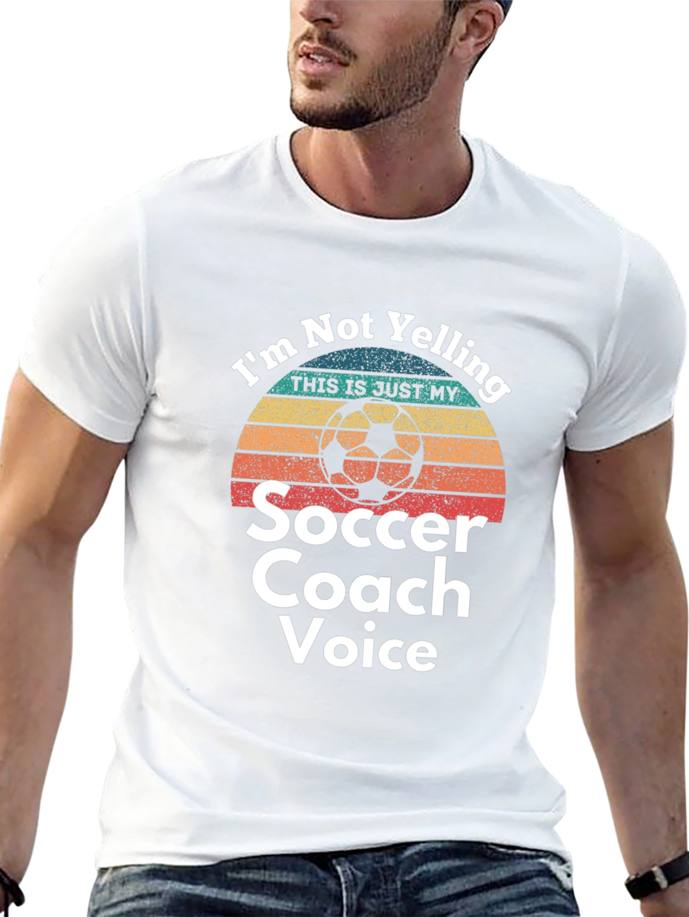 Soccer Coach Voice Graphic T-Shirt