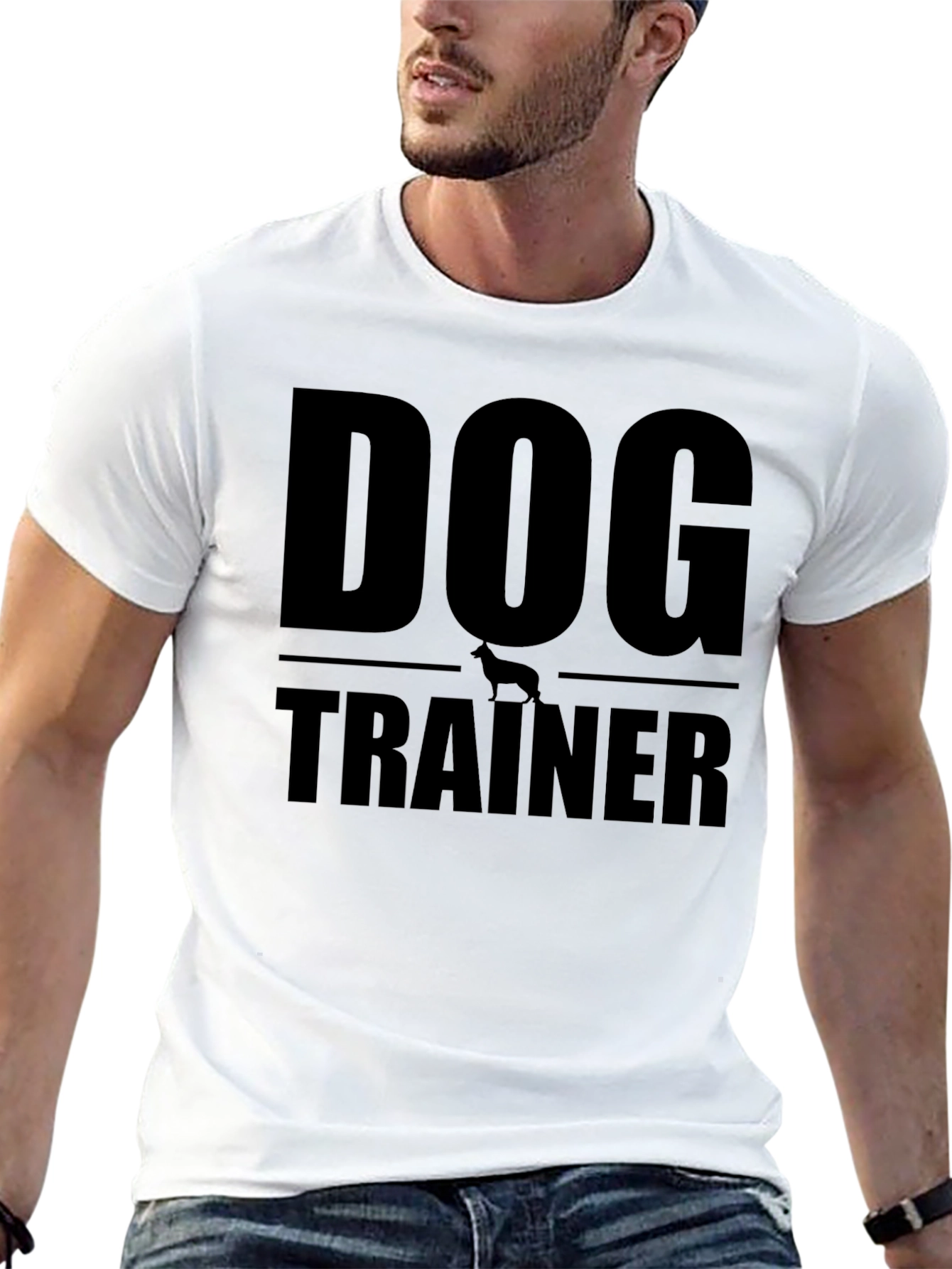Dog Trainer T-Shirt - Black - Mens