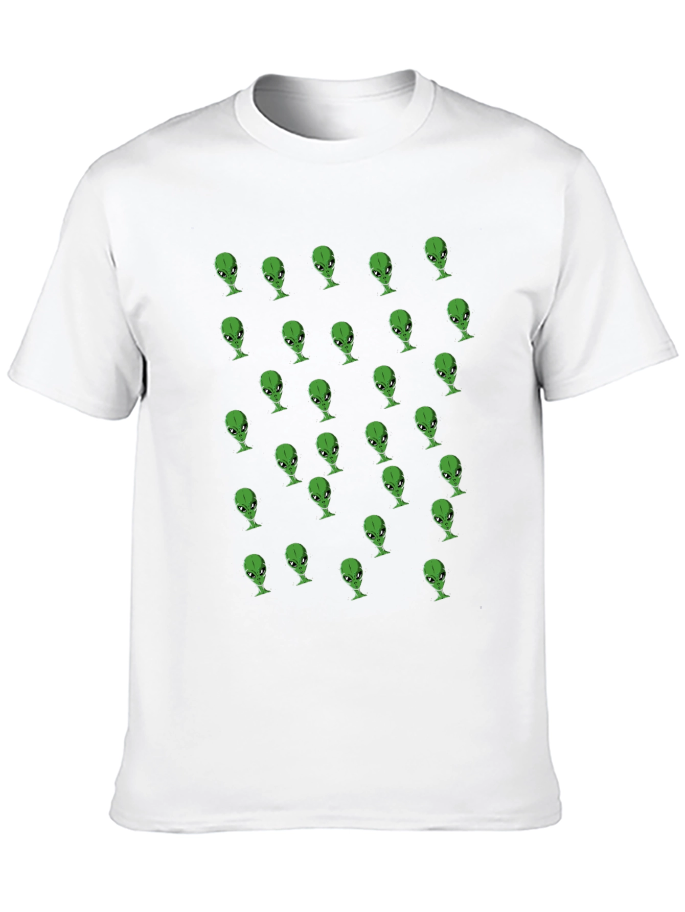 Alien Heads Black T-Shirt