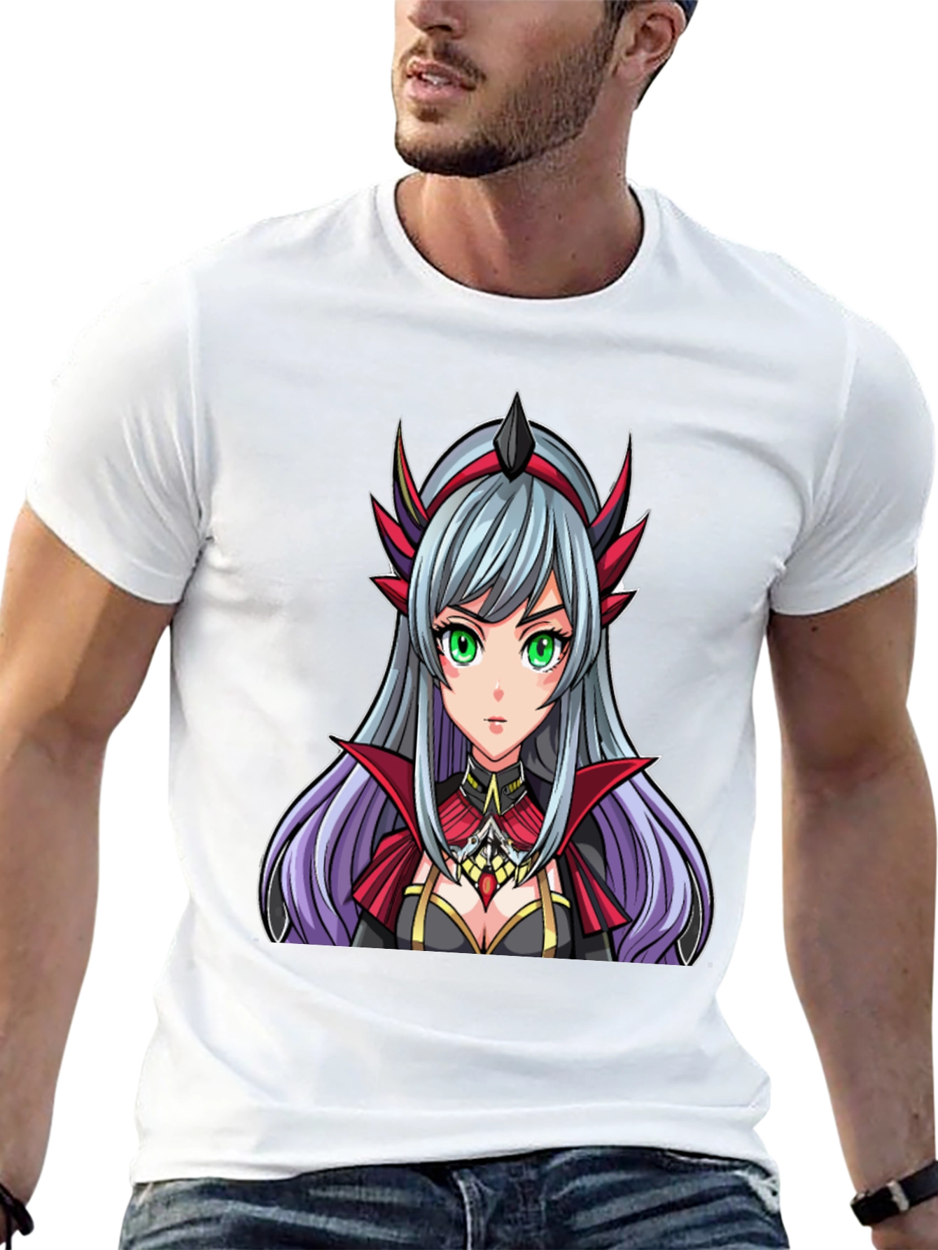 Anime Girl Graphic T-Shirt - Cool Cartoon Tee
