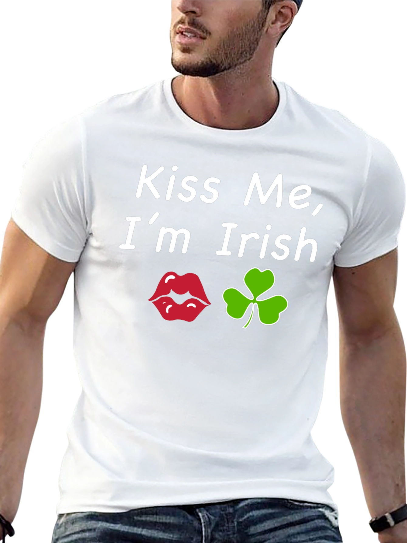 Kiss Me Im Irish Black T-Shirt