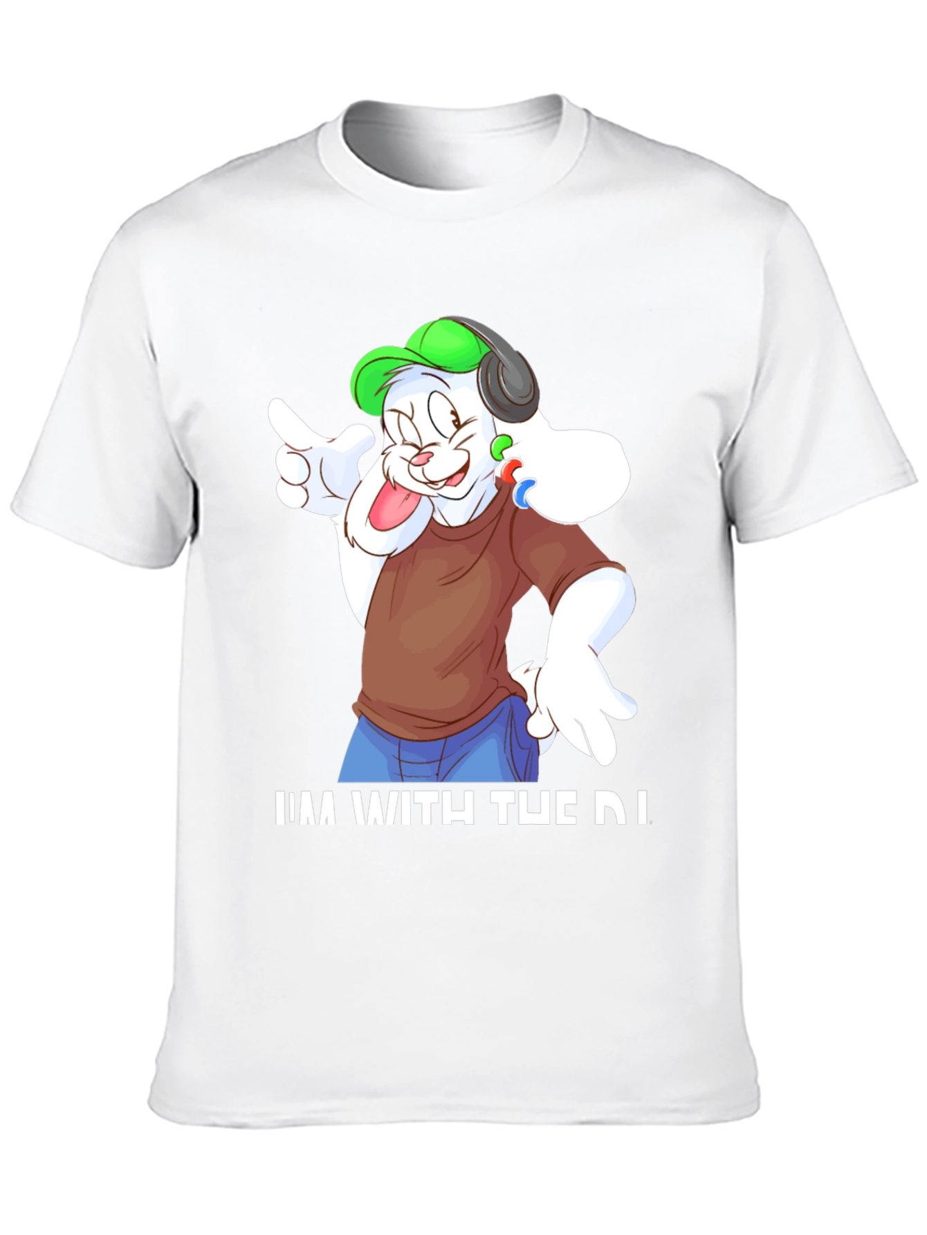 DJ Bunny Graphic Tee - Music Lovers Shirt