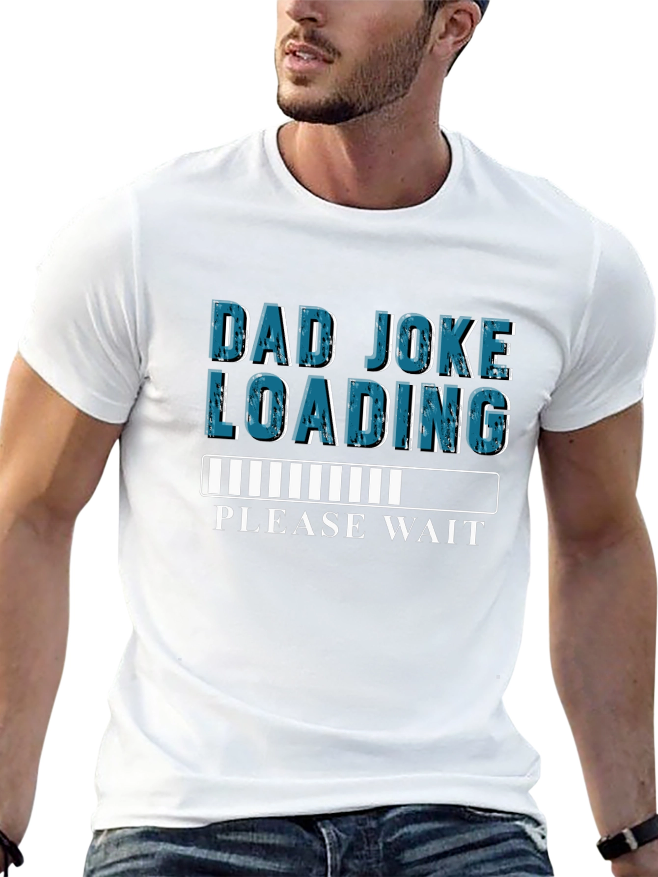 Dad Joke Loading T-Shirt - Humorous Novelty Tee
