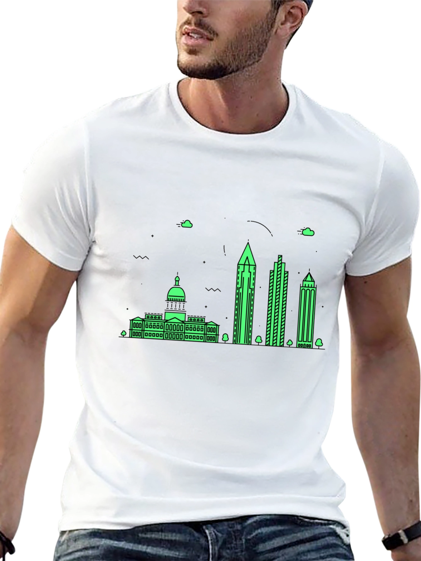 Austin Skyline Graphic Tee - Cityscape T-Shirt