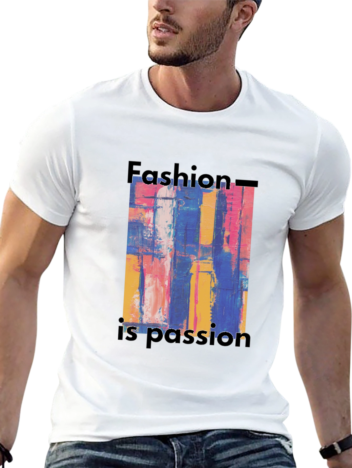 Abstract Art Fashion is Passion Graphic Tee
