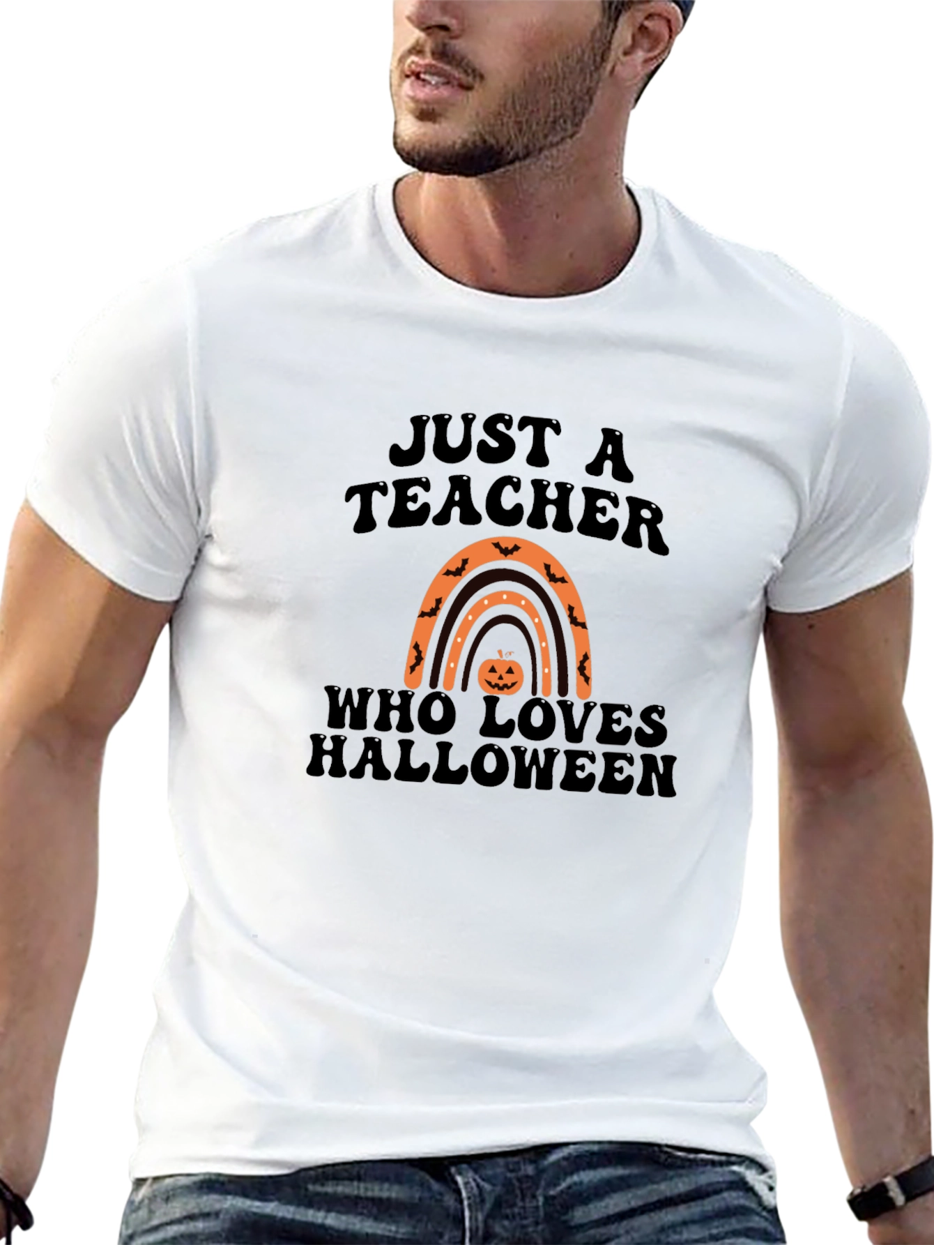 Just A Teacher Who Loves Halloween T-Shirt