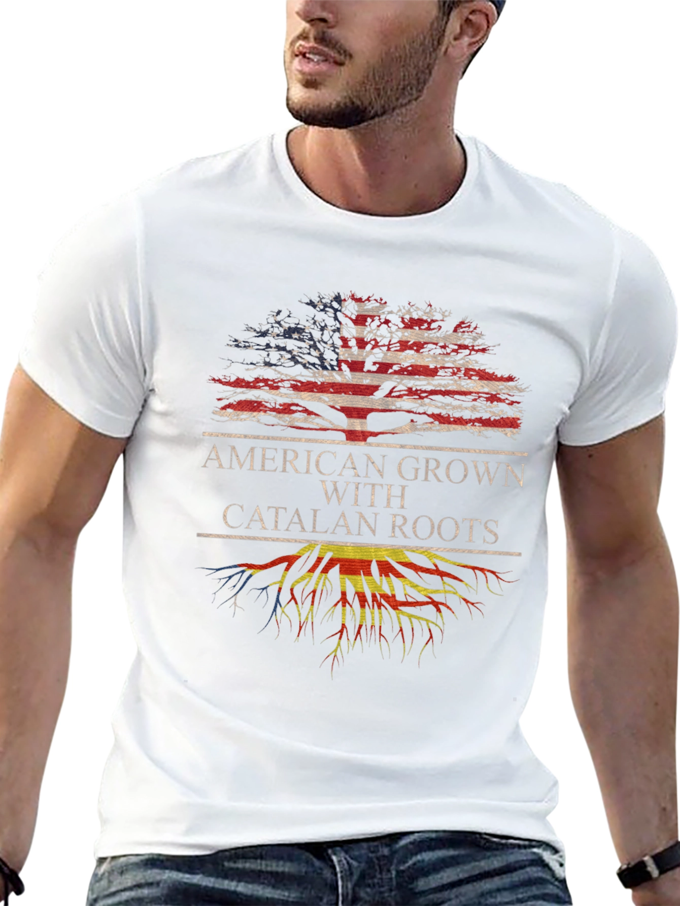 American Grown Catalan Roots T-Shirt