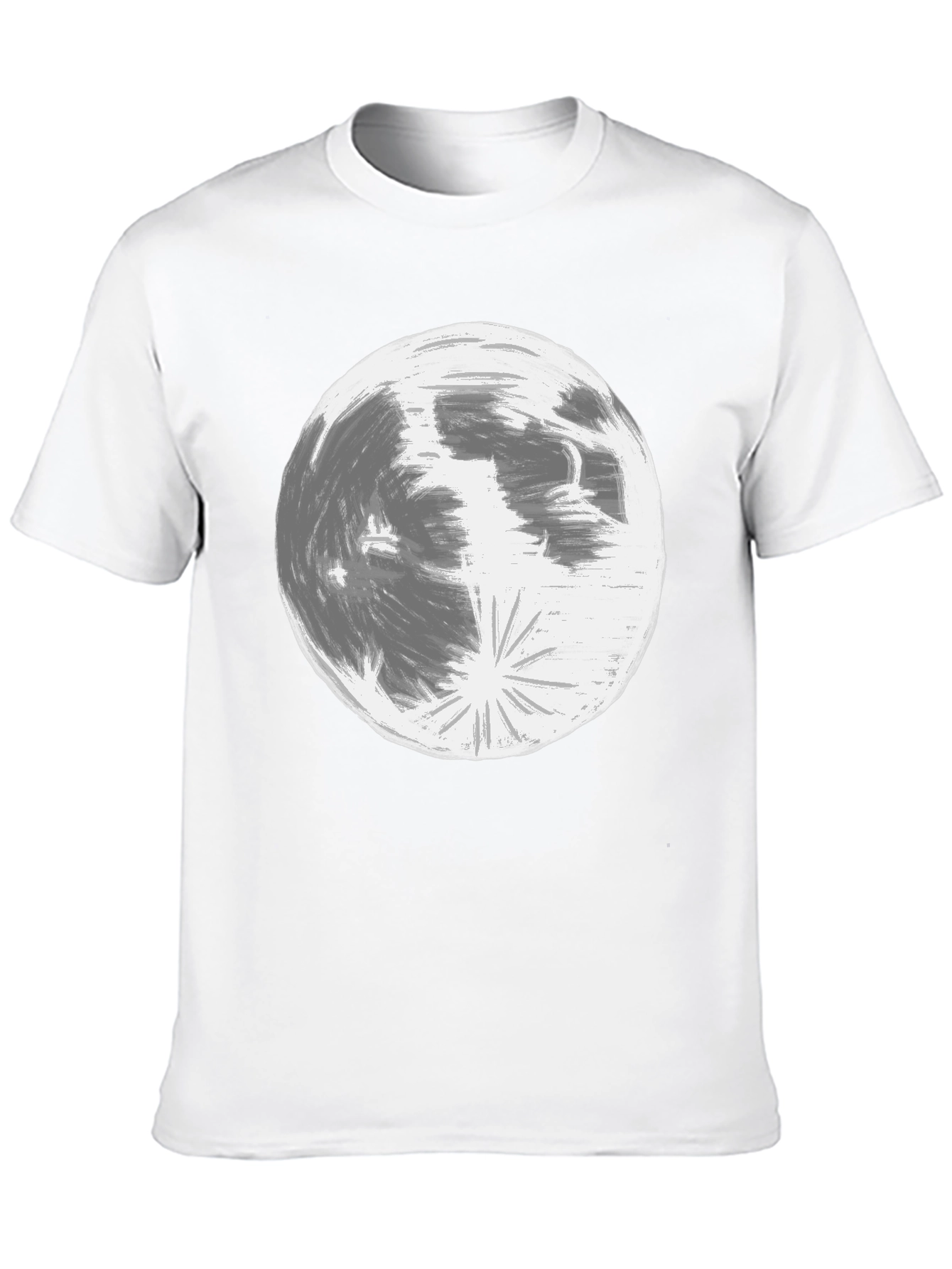Lunar Graphic Tee - Classic Black Cotton