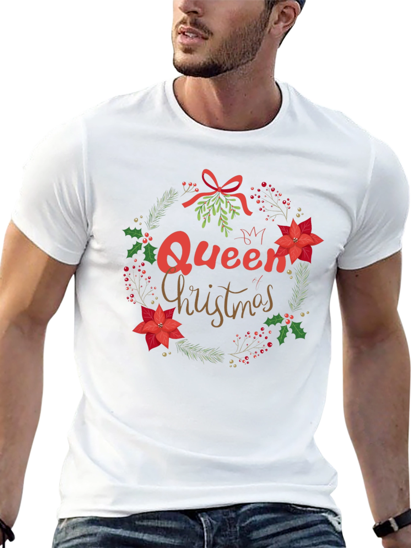 Queen Christmas T-Shirt - Holiday Celebration