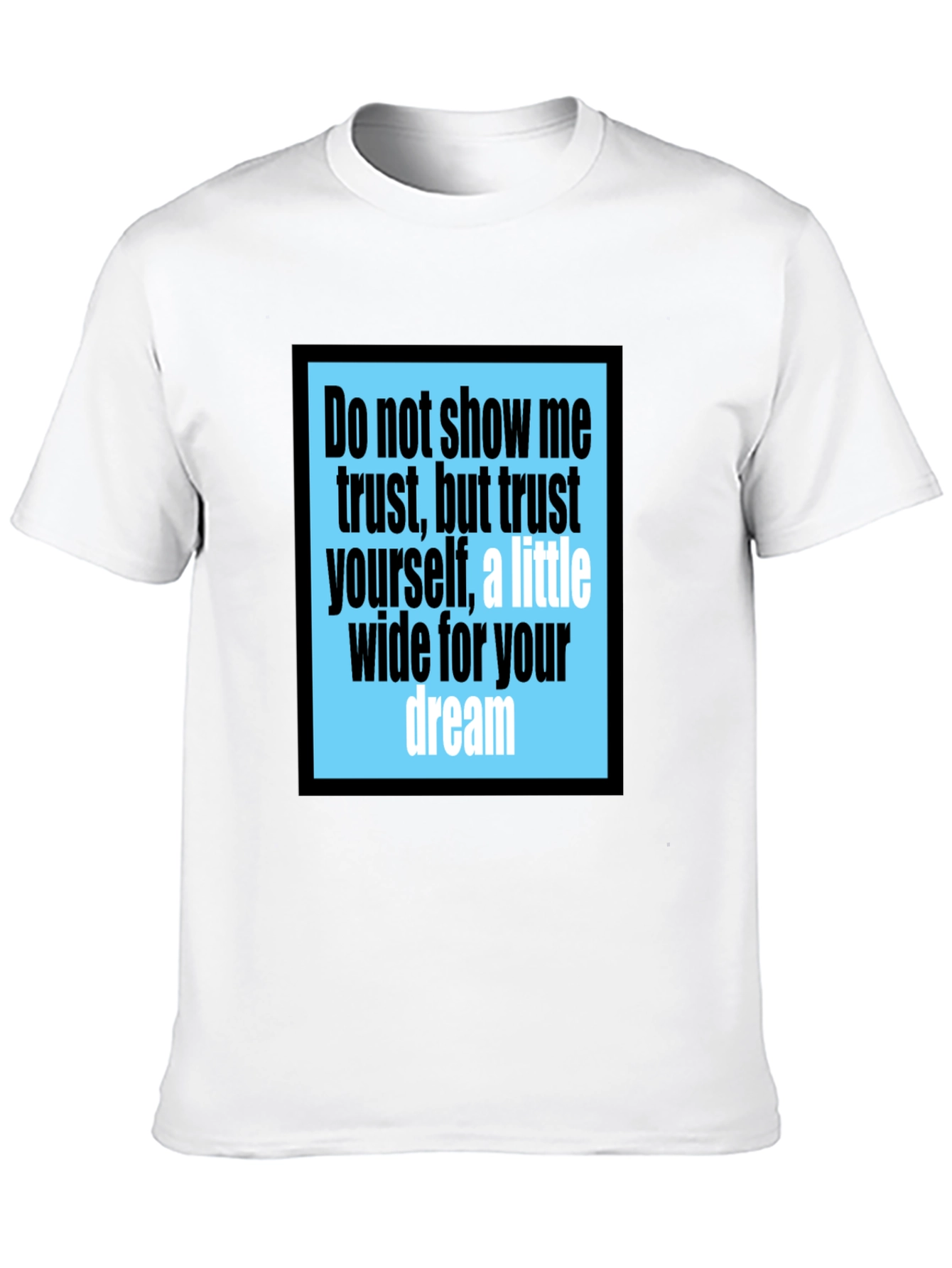 Trust Yourself Graphic Tee - Black