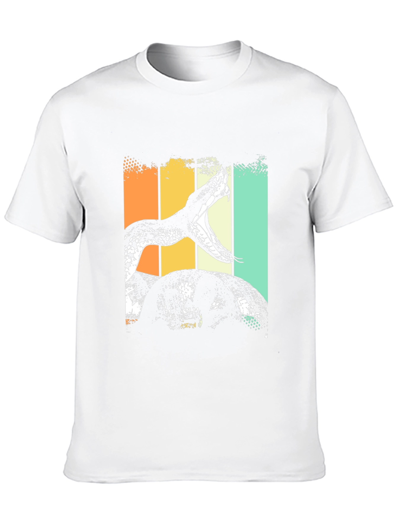 Snake Graphic Tee - Retro Style Comfort